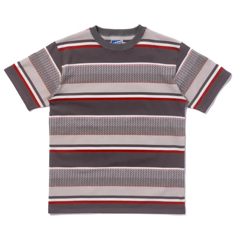 JACQUARD KNIT STRIPE TEE sold by The Real McCoy's