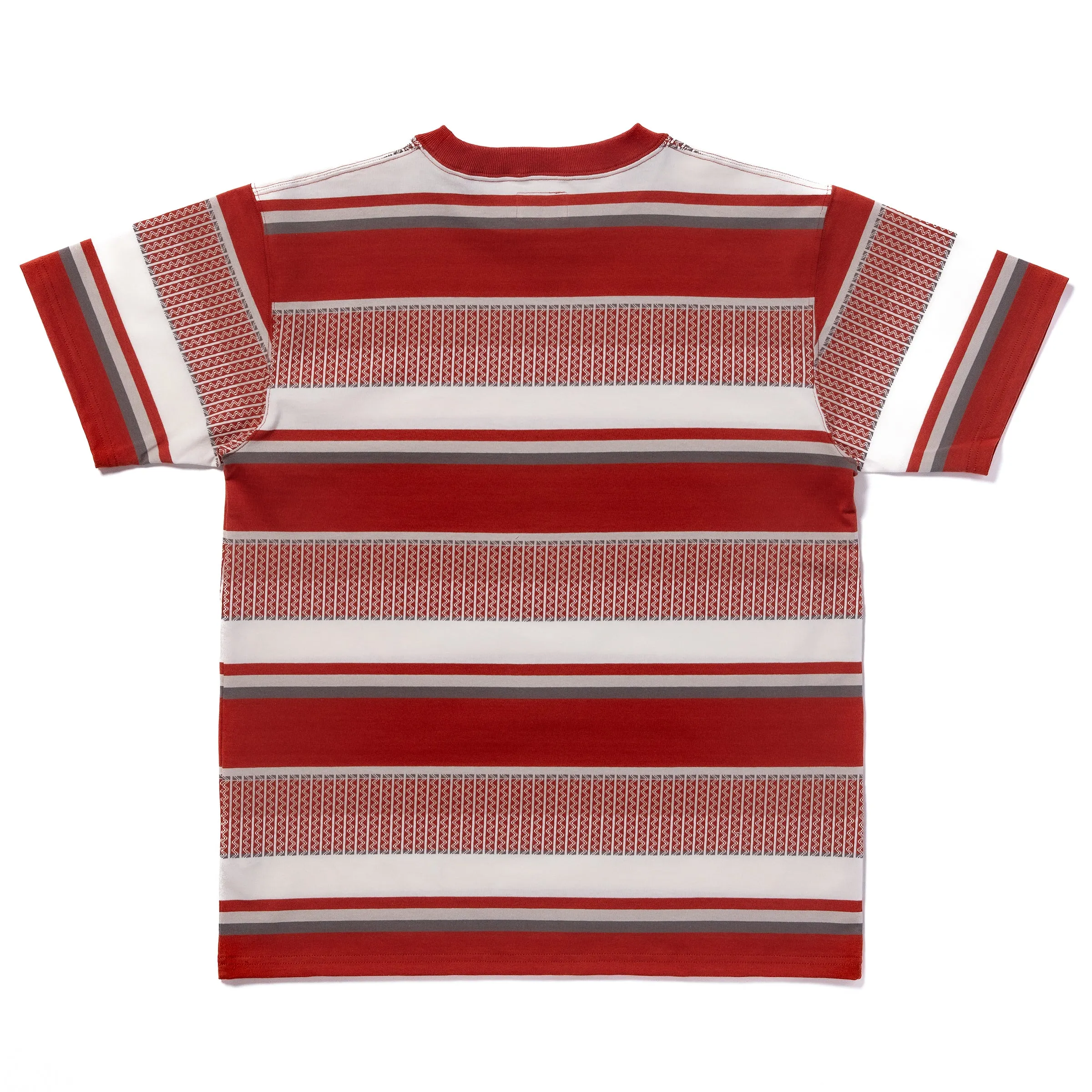 JACQUARD KNIT STRIPE TEE sold by The Real McCoy's product image thumbnail 3