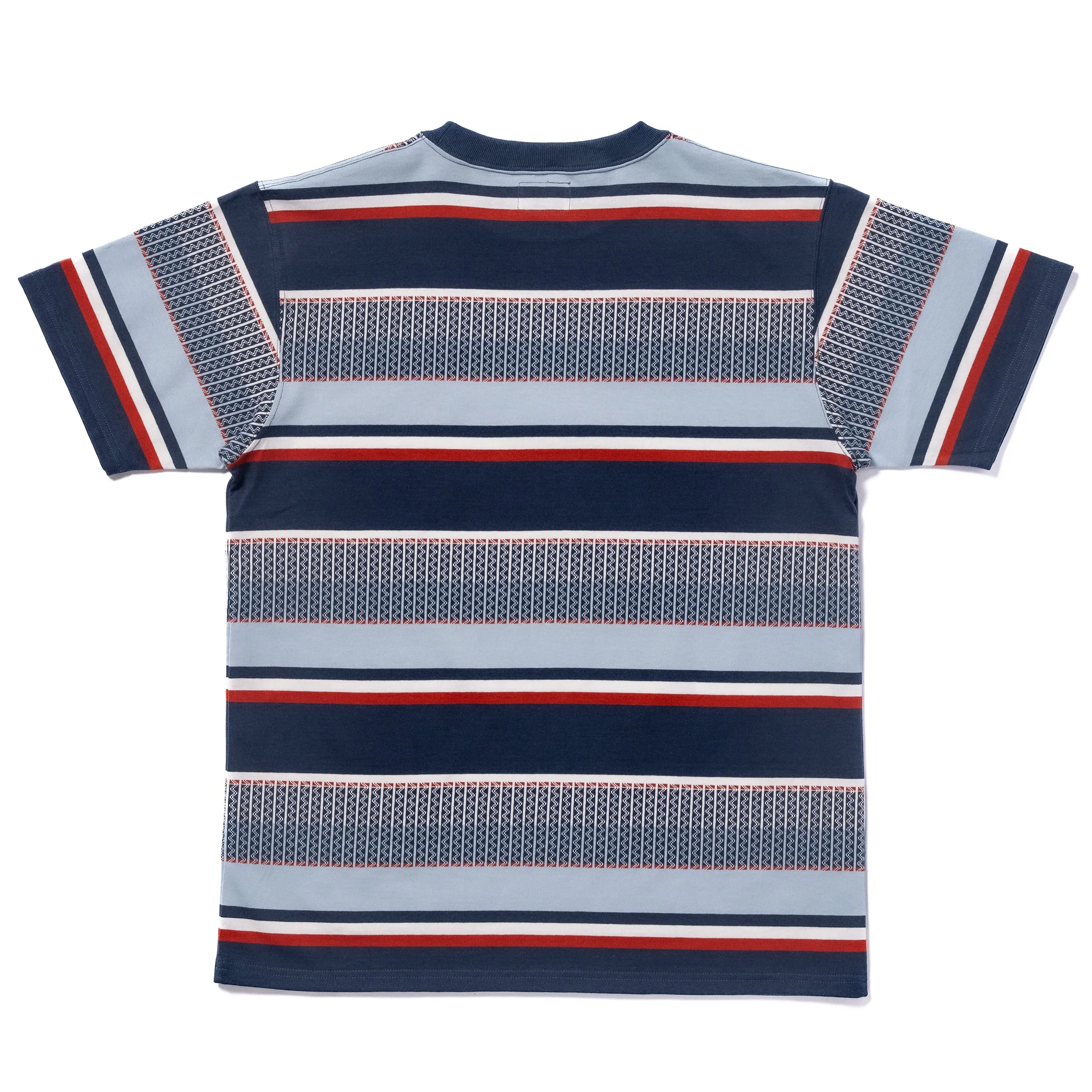 JACQUARD KNIT STRIPE TEE sold by The Real McCoy's product image thumbnail 3