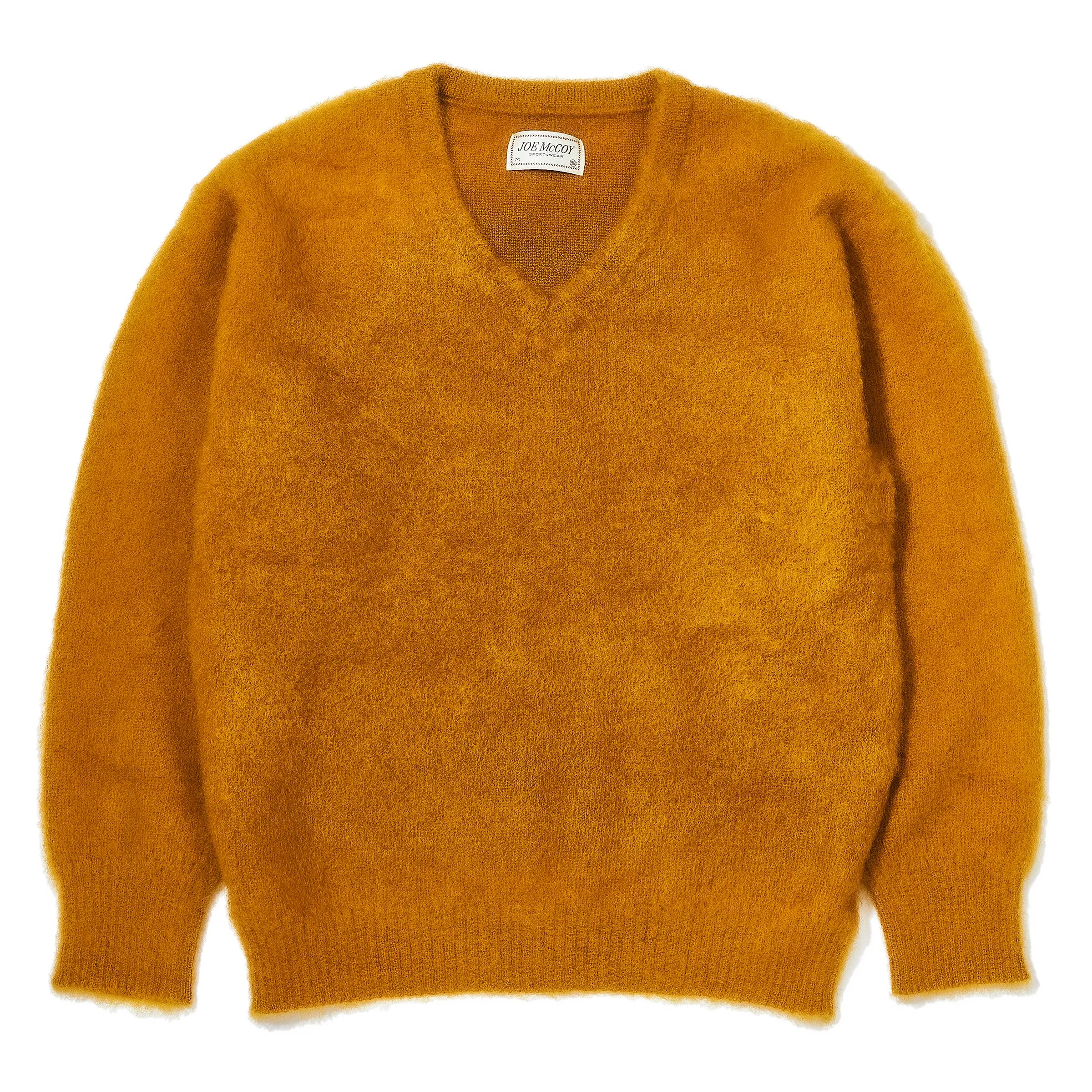 JM MOHAIR V-NECK SWEATER sold by The Real McCoy's