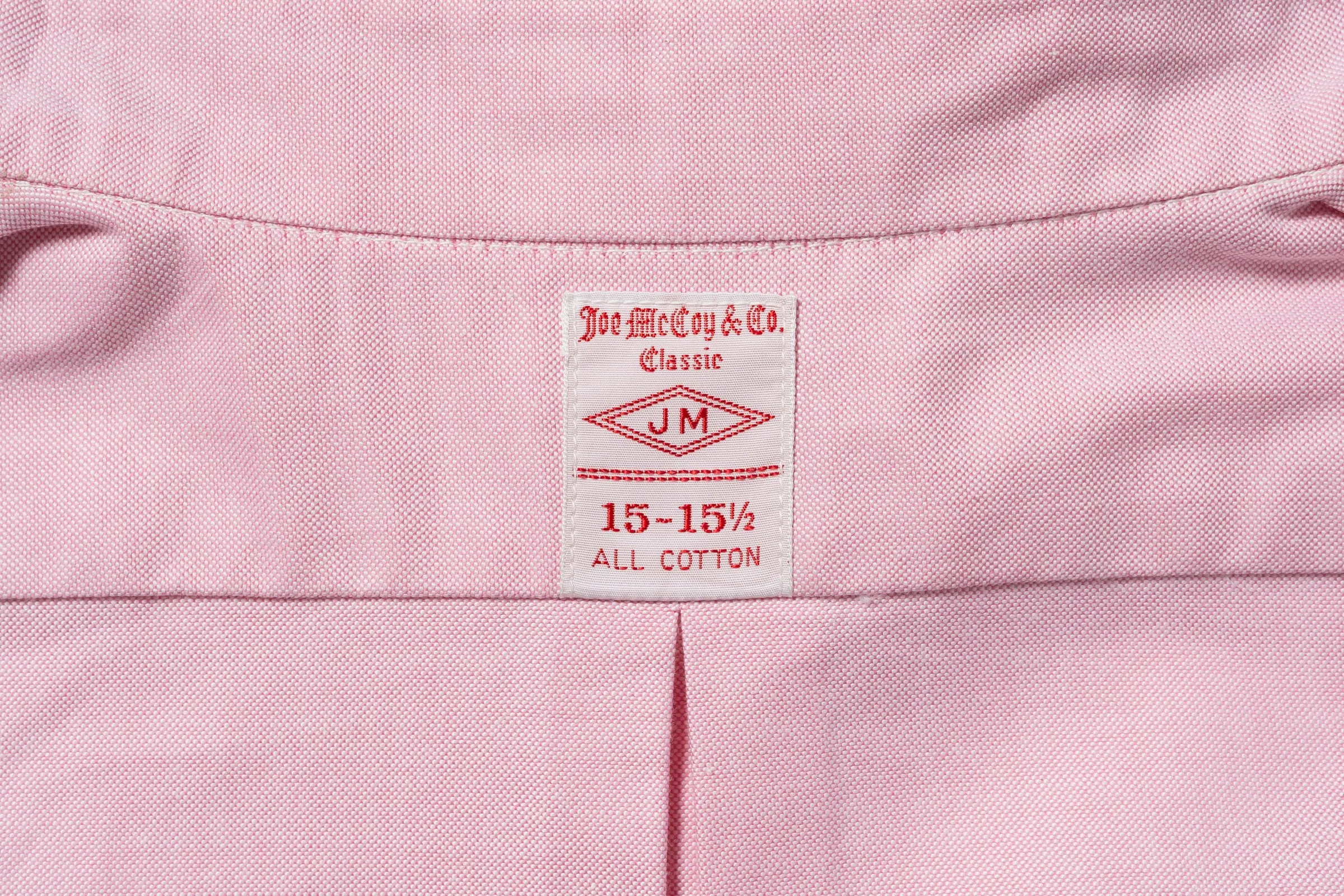 JOE MCCOY BUTTON DOWN SHIRT sold by The Real McCoy's product image thumbnail 4