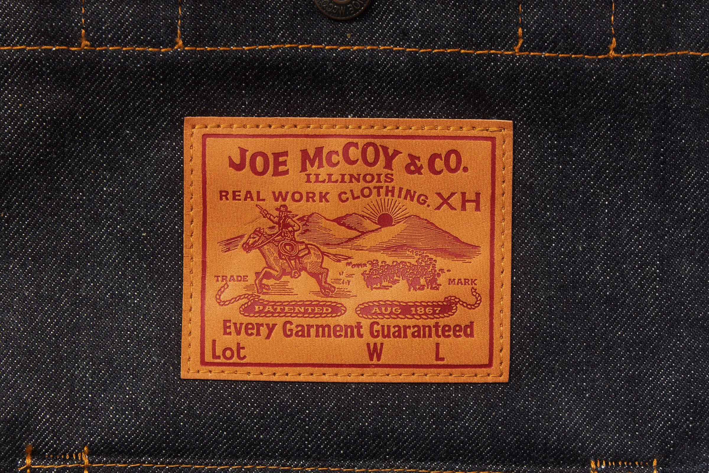 JOE McCOY DENIM SOUVENIR BAG sold by The Real McCoy's product image thumbnail 4