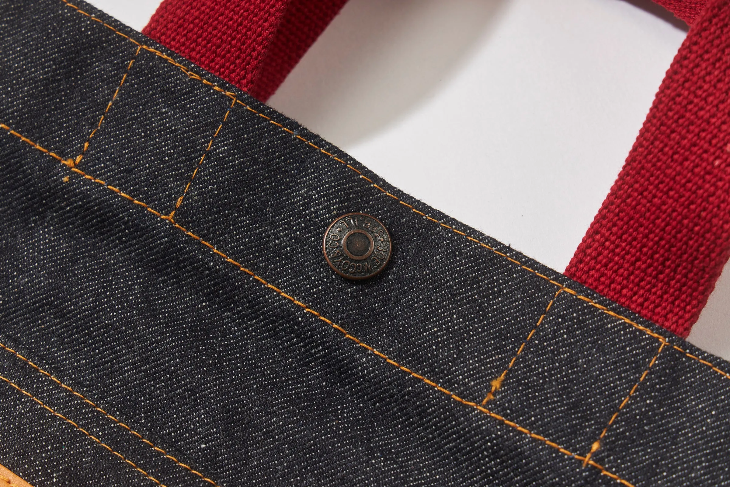 JOE McCOY DENIM SOUVENIR MINI BAG sold by The Real McCoy's product image thumbnail 5