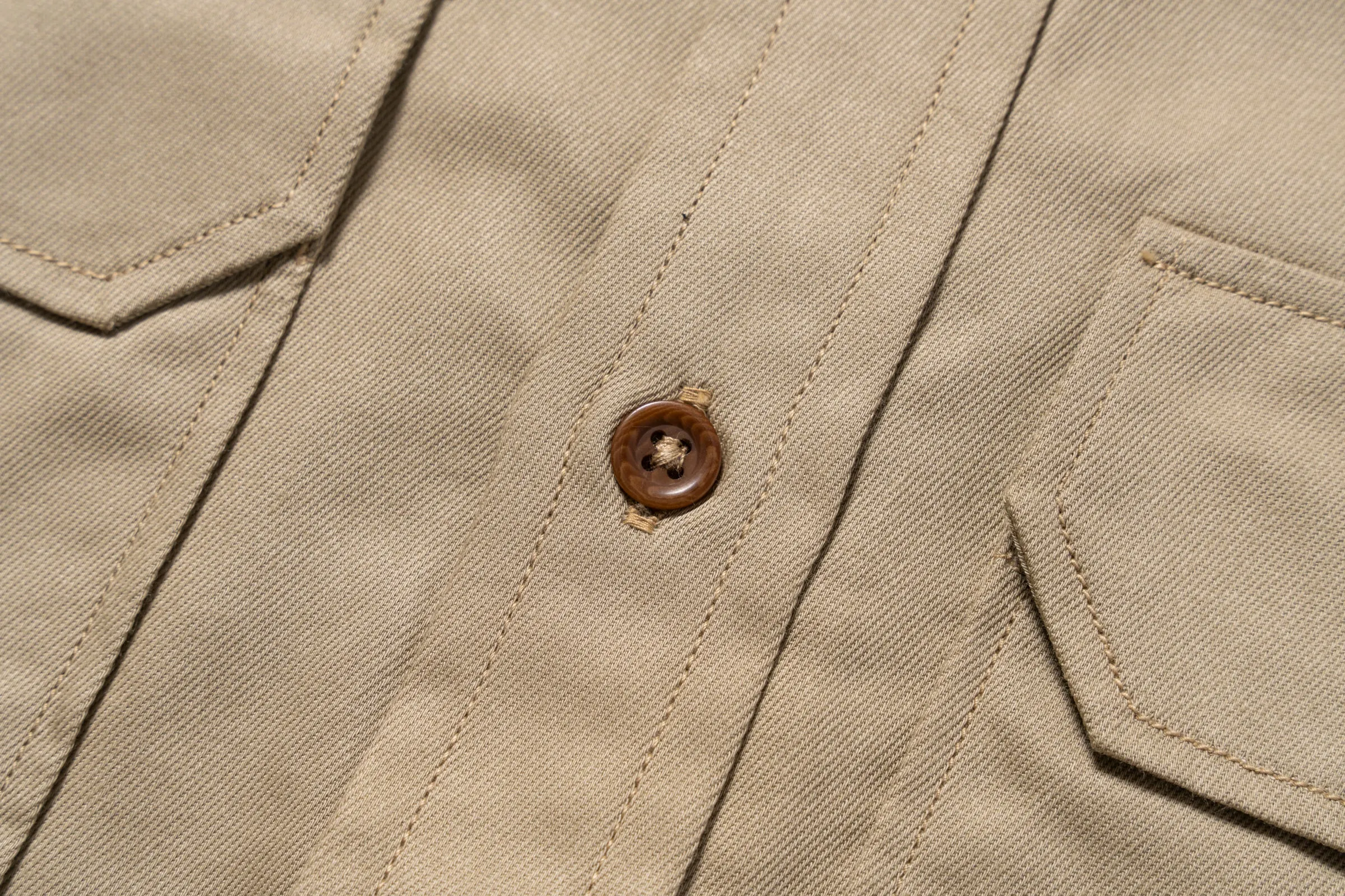 KHAKI SHIRT L/S (MODIFY) sold by The Real McCoy's product image thumbnail 5