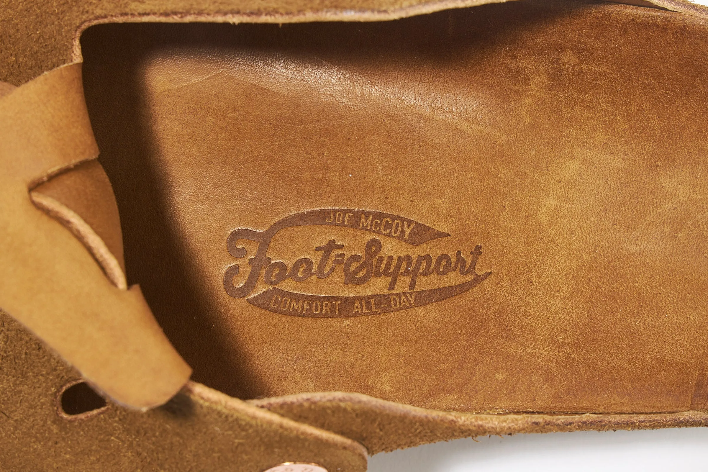LEATHER FOOT-SUPPORT CLOGS sold by The Real McCoy's product image thumbnail 4