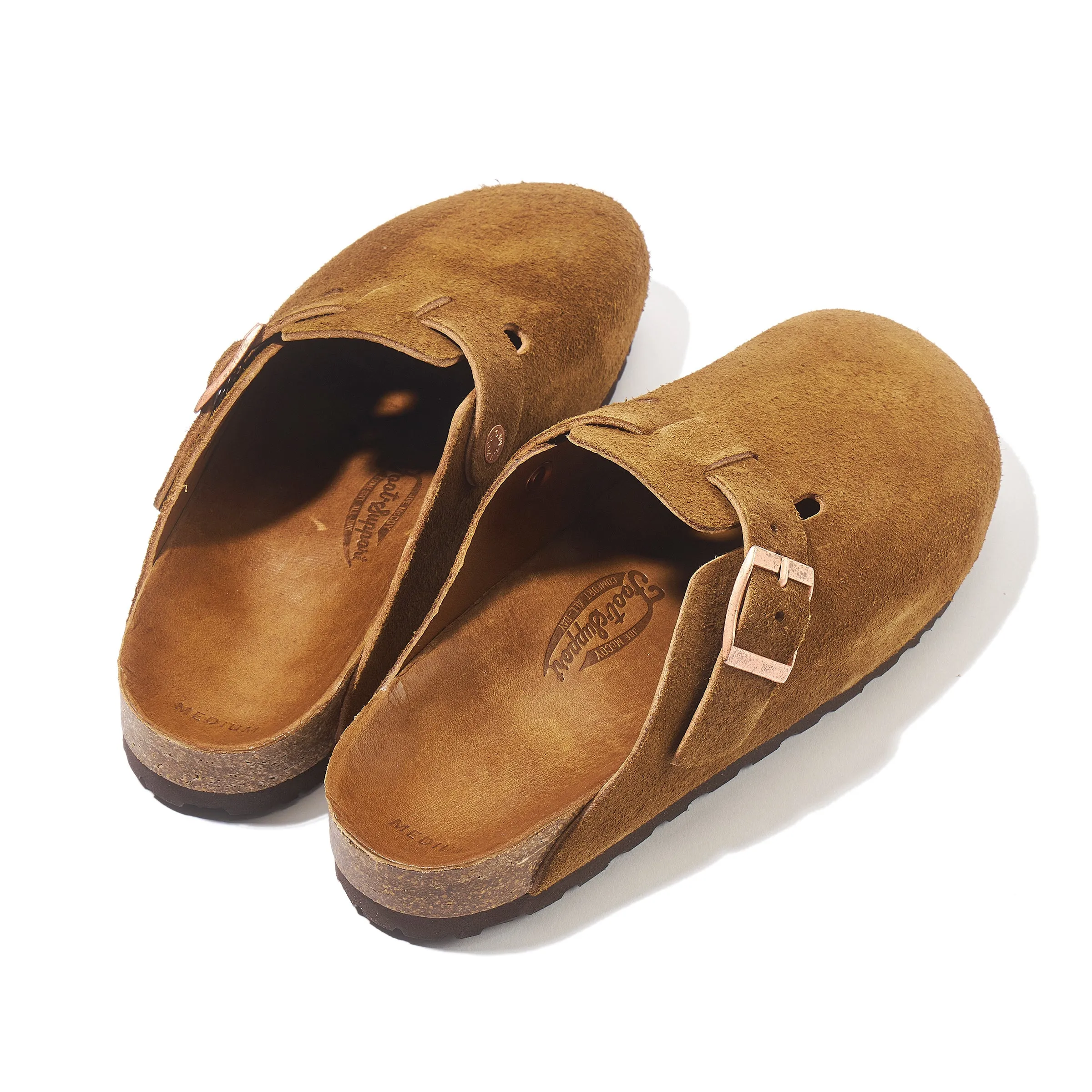 LEATHER FOOT-SUPPORT CLOGS sold by The Real McCoy's product image thumbnail 3