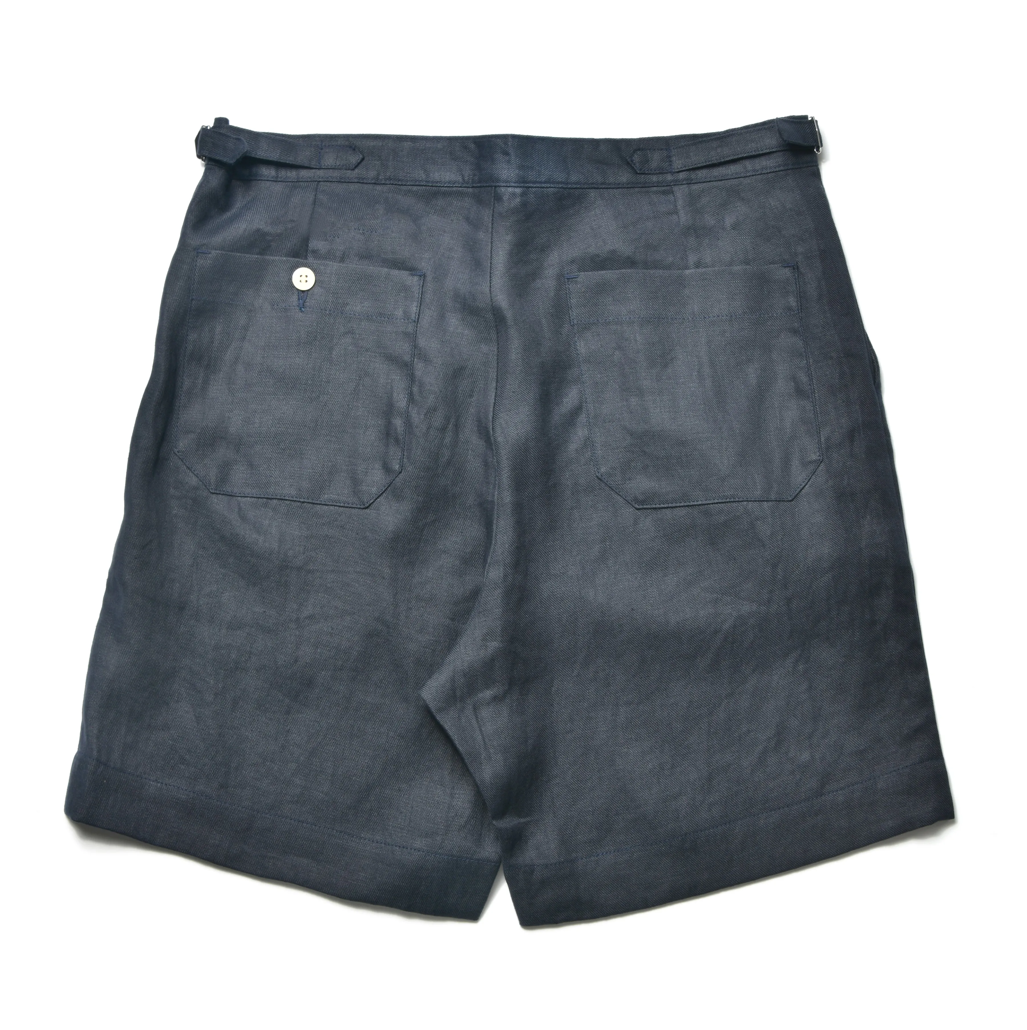 LINEN PLEATED SHORT PANTS sold by The Real McCoy's product image thumbnail 3