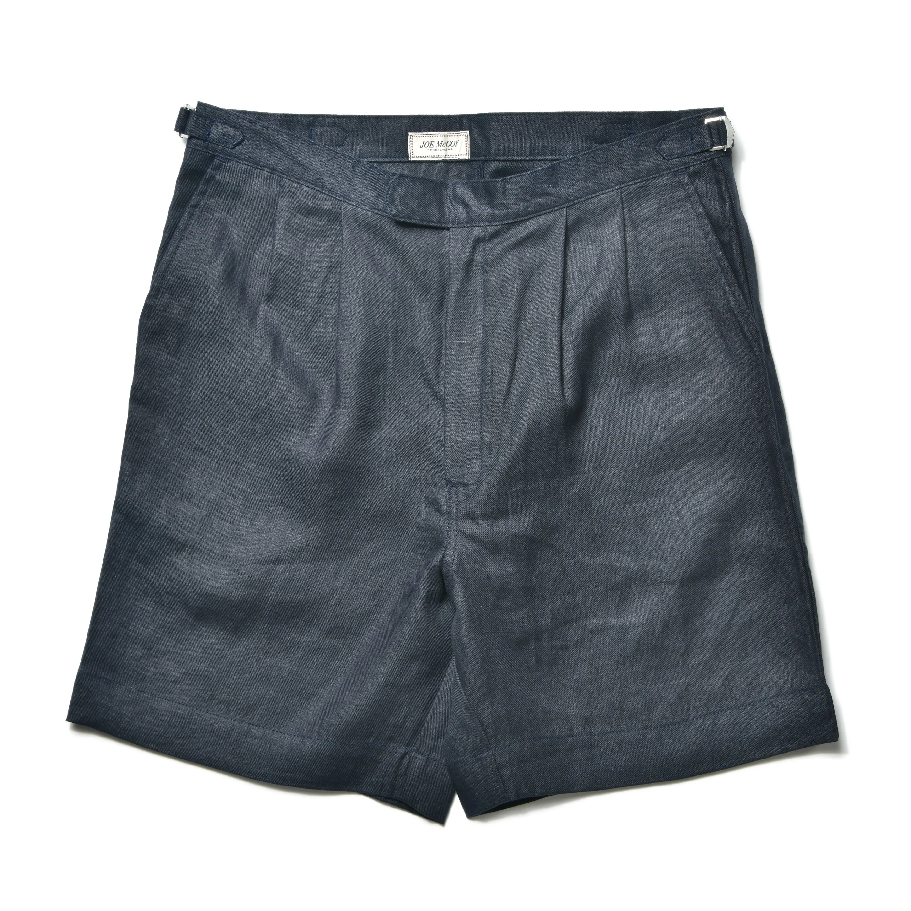 LINEN PLEATED SHORT PANTS sold by The Real McCoy's product image thumbnail 2