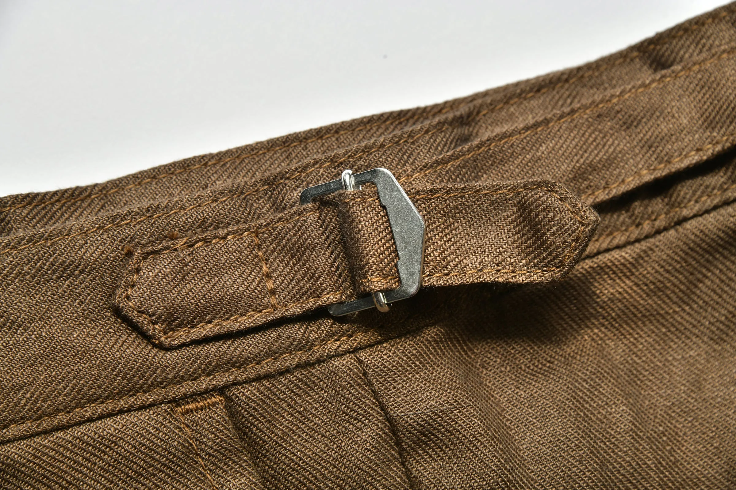 LINEN PLEATED SHORT PANTS sold by The Real McCoy's product image thumbnail 5
