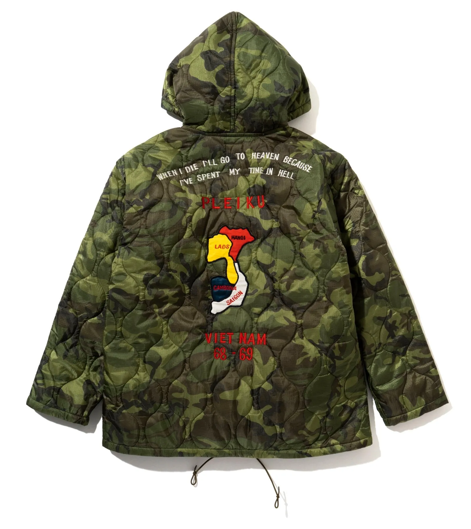 LINER, CAMOUFLAGE PONCHO PARKA sold by The Real McCoy's product image thumbnail 3