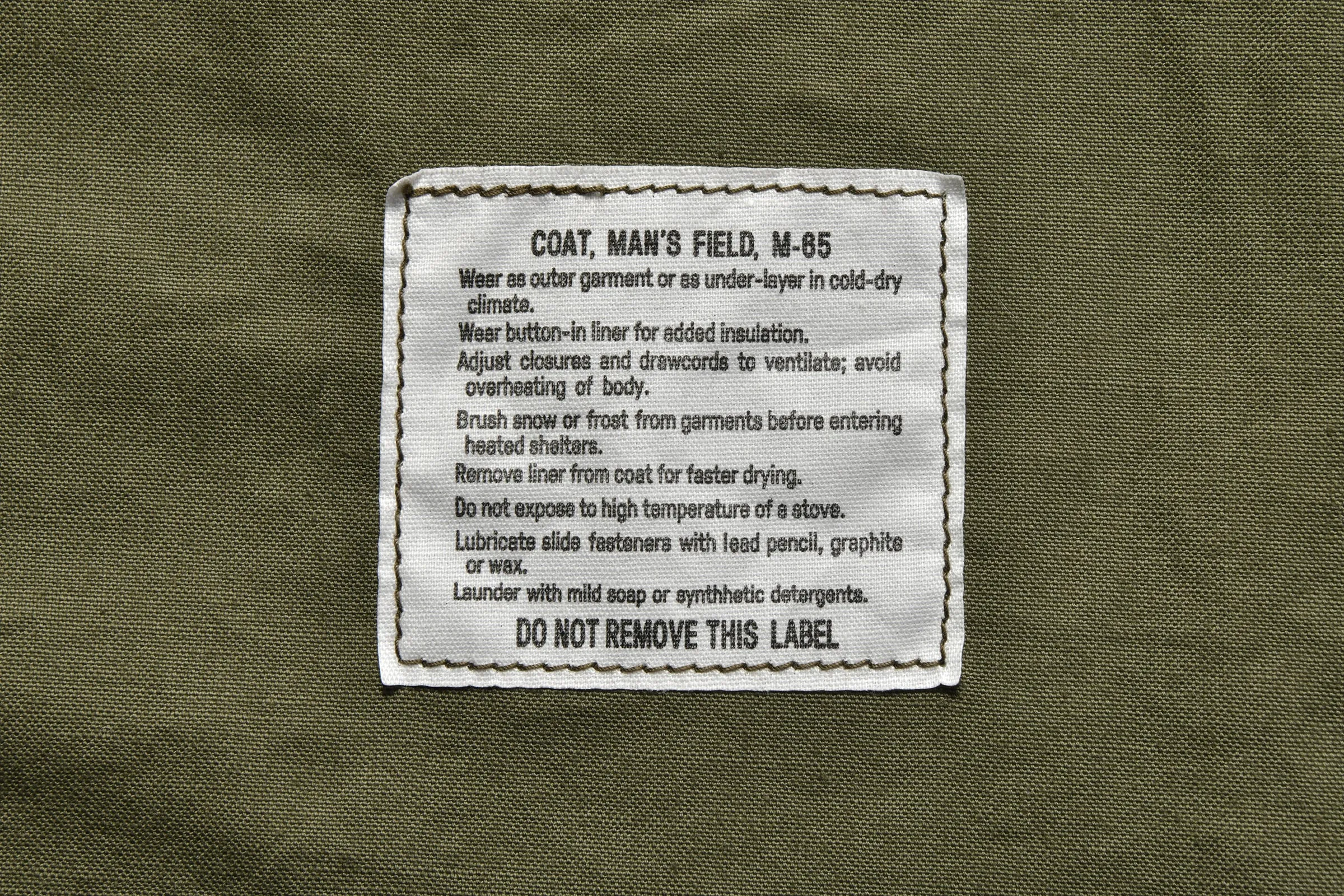 M-65 FIELD COAT / MITCHELL PATTERN sold by The Real McCoy's product image thumbnail 5