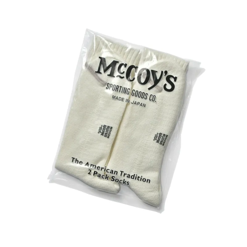 McCOY'S 2 PCS PACK SOCKS made by The Real McCoy's