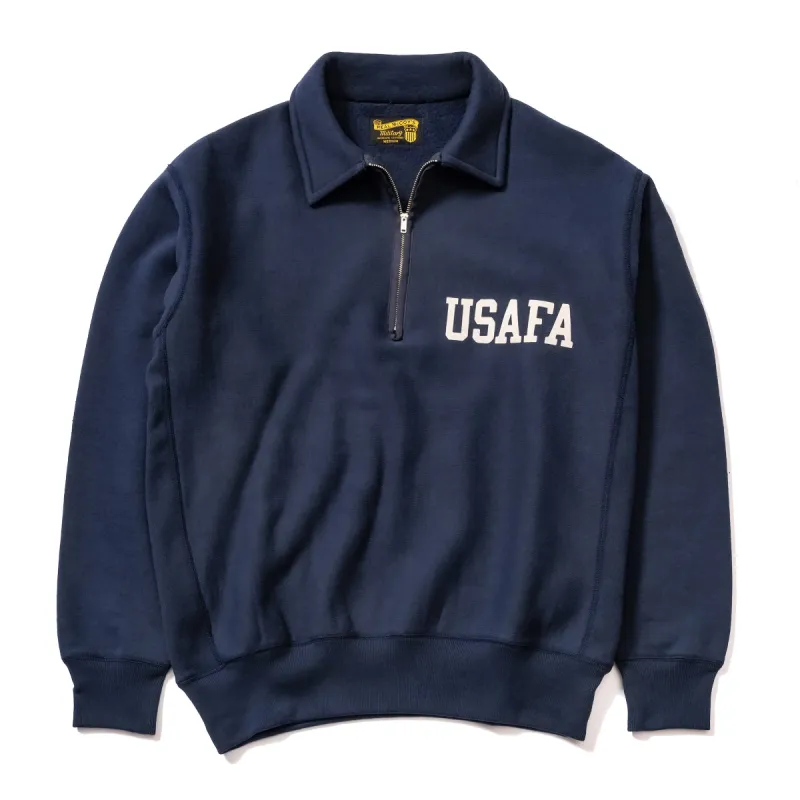 MILITARY 1/4 ZIP SWEATSHIRT / USAFA sold by The Real McCoy's