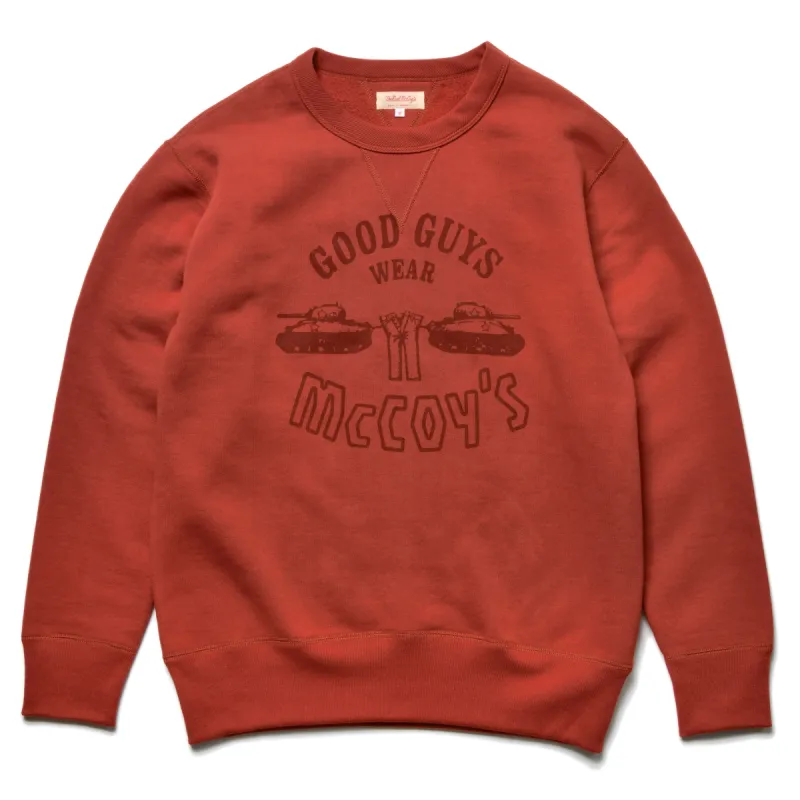 MILITARY PRINT SWEATSHIRT / GOOD GUYS WEAR MCCOY'S sold by The Real McCoy's