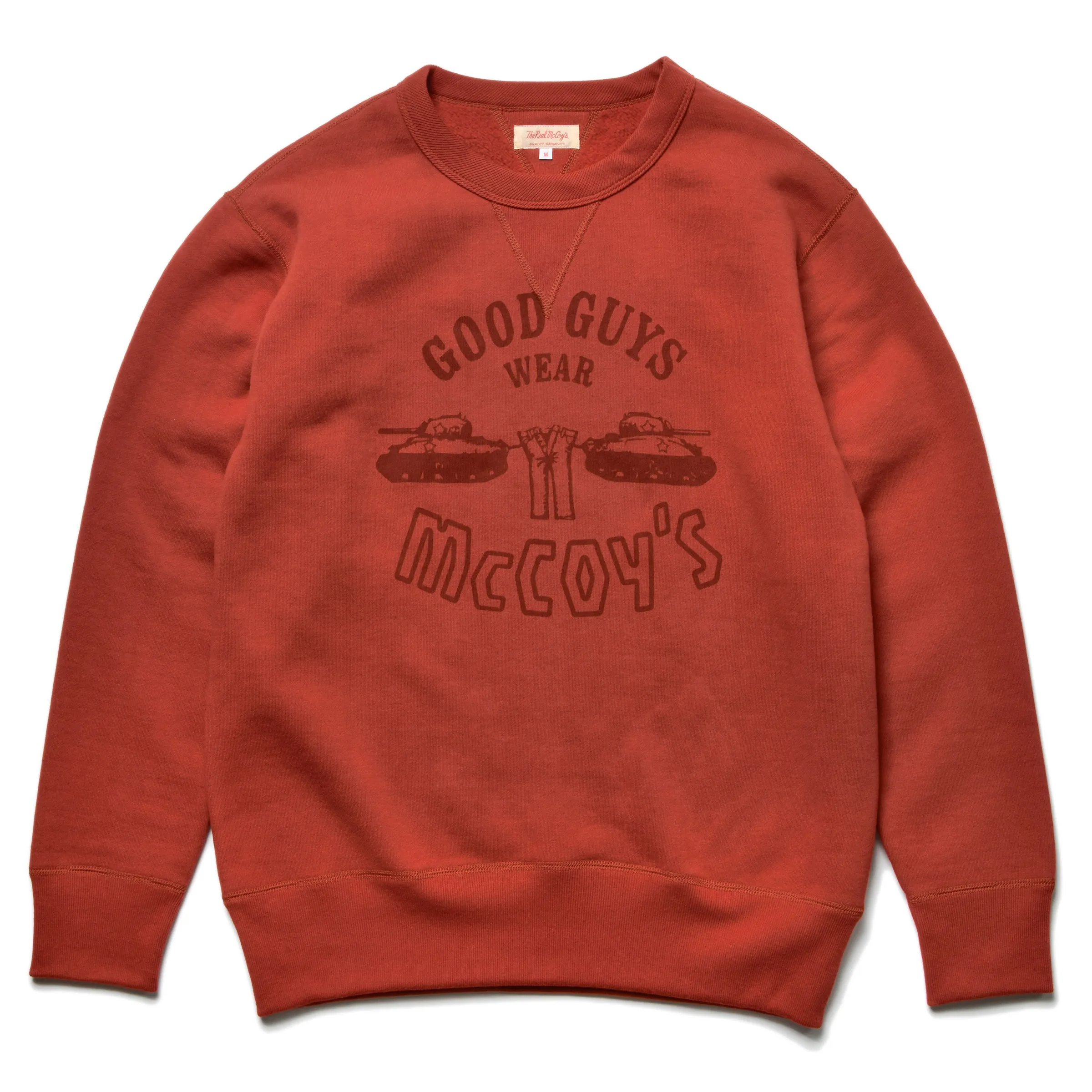MILITARY PRINT SWEATSHIRT / GOOD GUYS WEAR MCCOY'S sold by The Real McCoy's