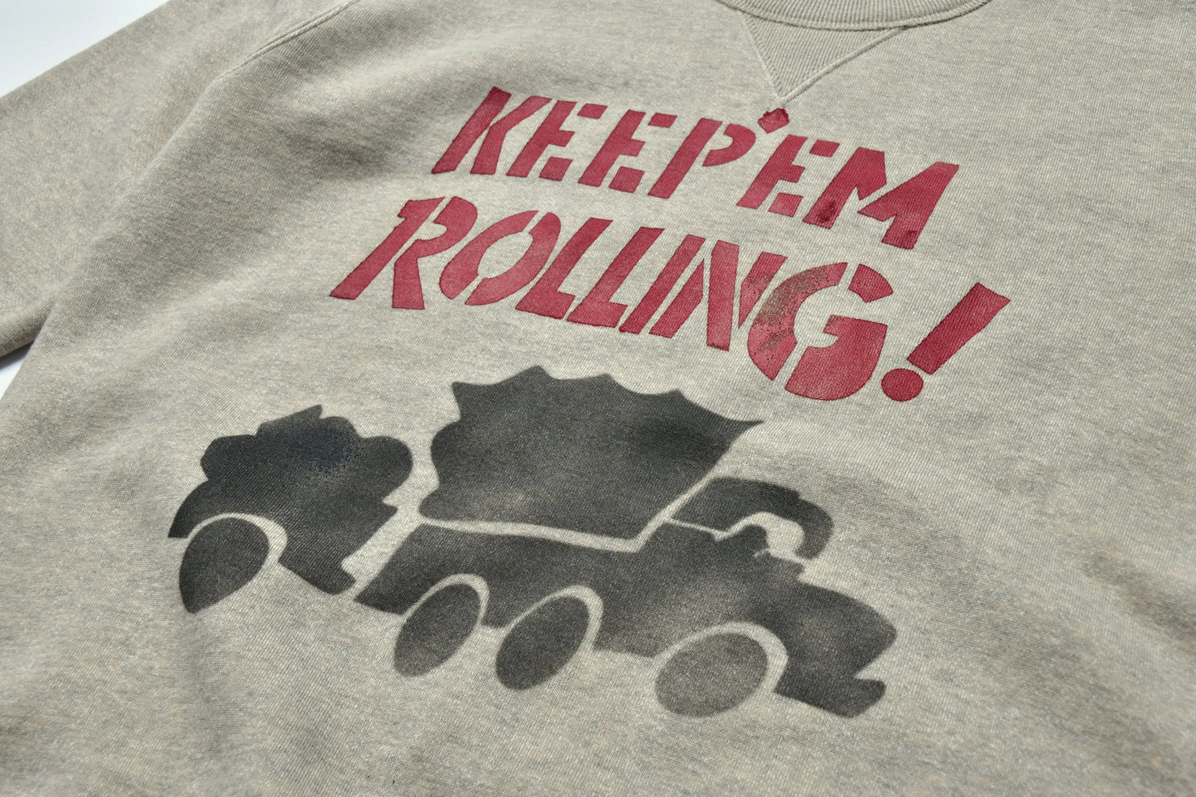 MILITARY PRINT SWEATSHIRT / RED BALL HIGHWAY sold by The Real McCoy's product image thumbnail 5