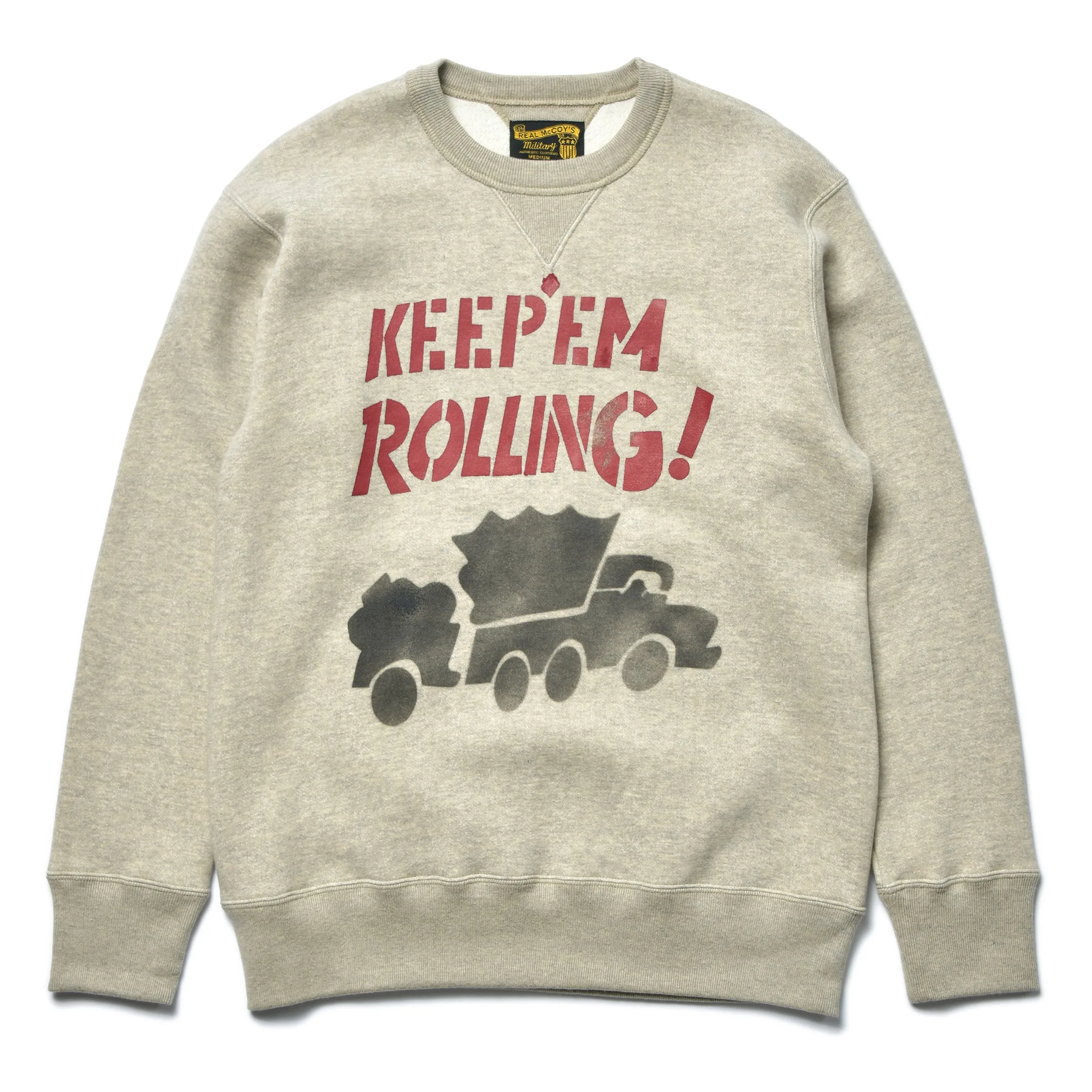 MILITARY PRINT SWEATSHIRT / RED BALL HIGHWAY sold by The Real McCoy's product image thumbnail 2