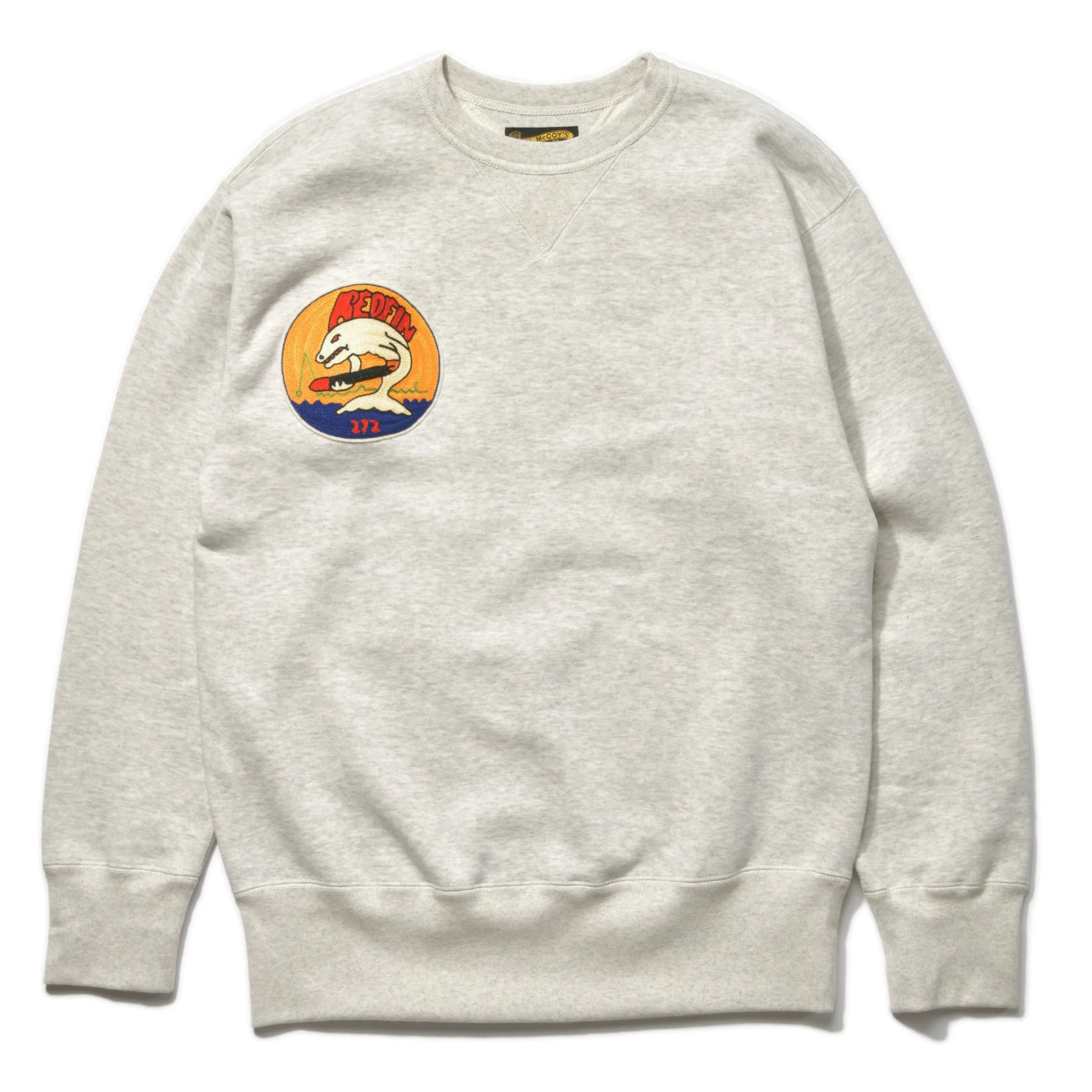 MILITARY PRINT SWEATSHIRT / USS REDFIN sold by The Real McCoy's