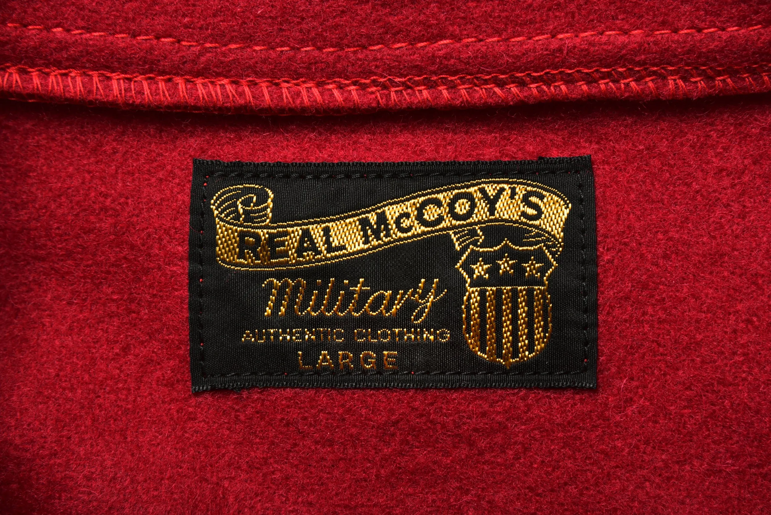 MILITARY SOUVENIR WOOL SHIRT / U.S. NAVY sold by The Real McCoy's product image thumbnail 4