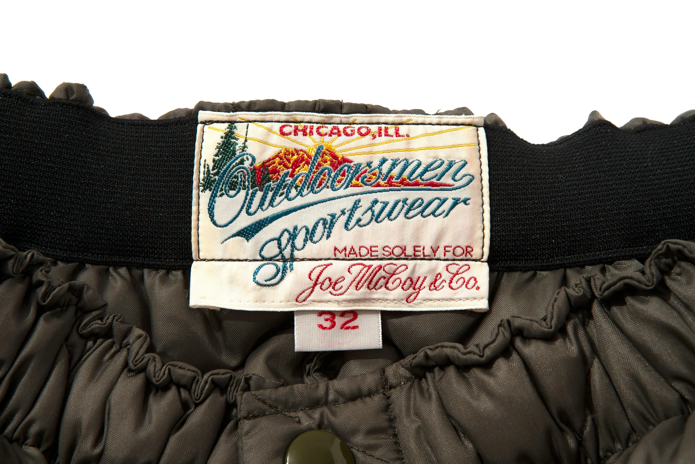 NYLON QUILTED DOWN TROUSERS sold by The Real McCoy's product image thumbnail 3