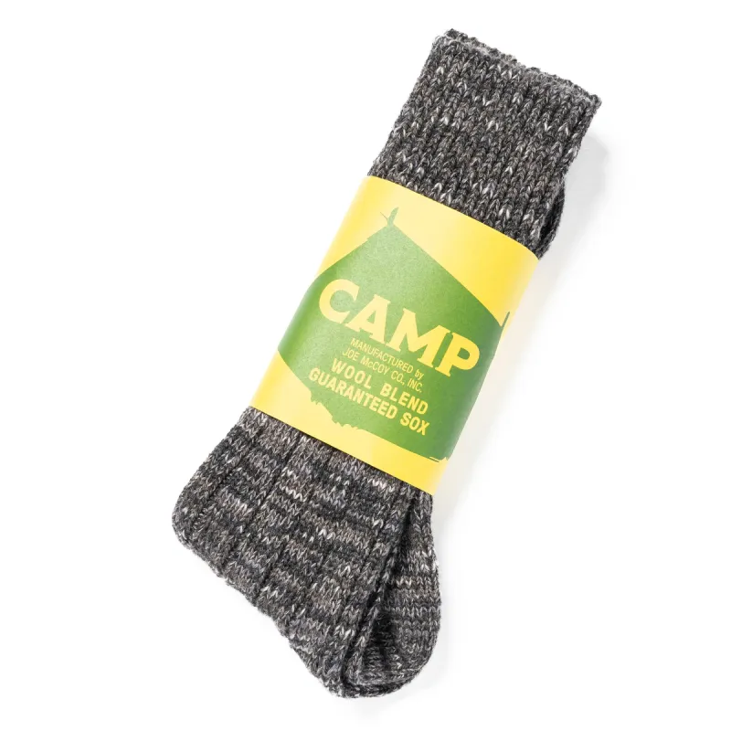 OUTDOOR WOOL SOCKS ‘CAMP’ sold by The Real McCoy's