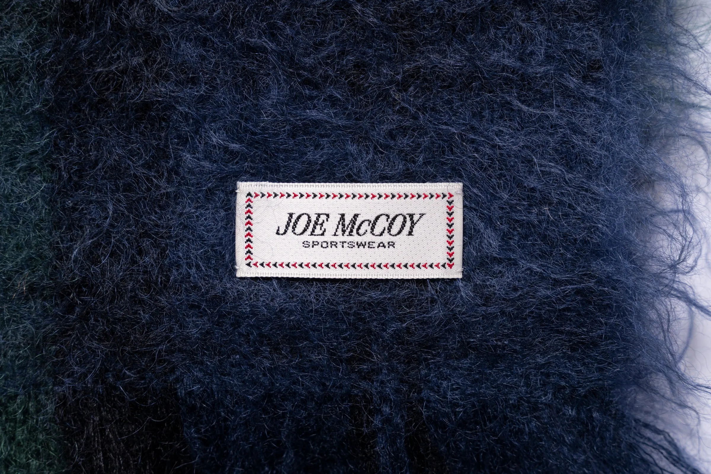 PLAID PATTERN MOHAIR SCARF sold by The Real McCoy's product image thumbnail 3