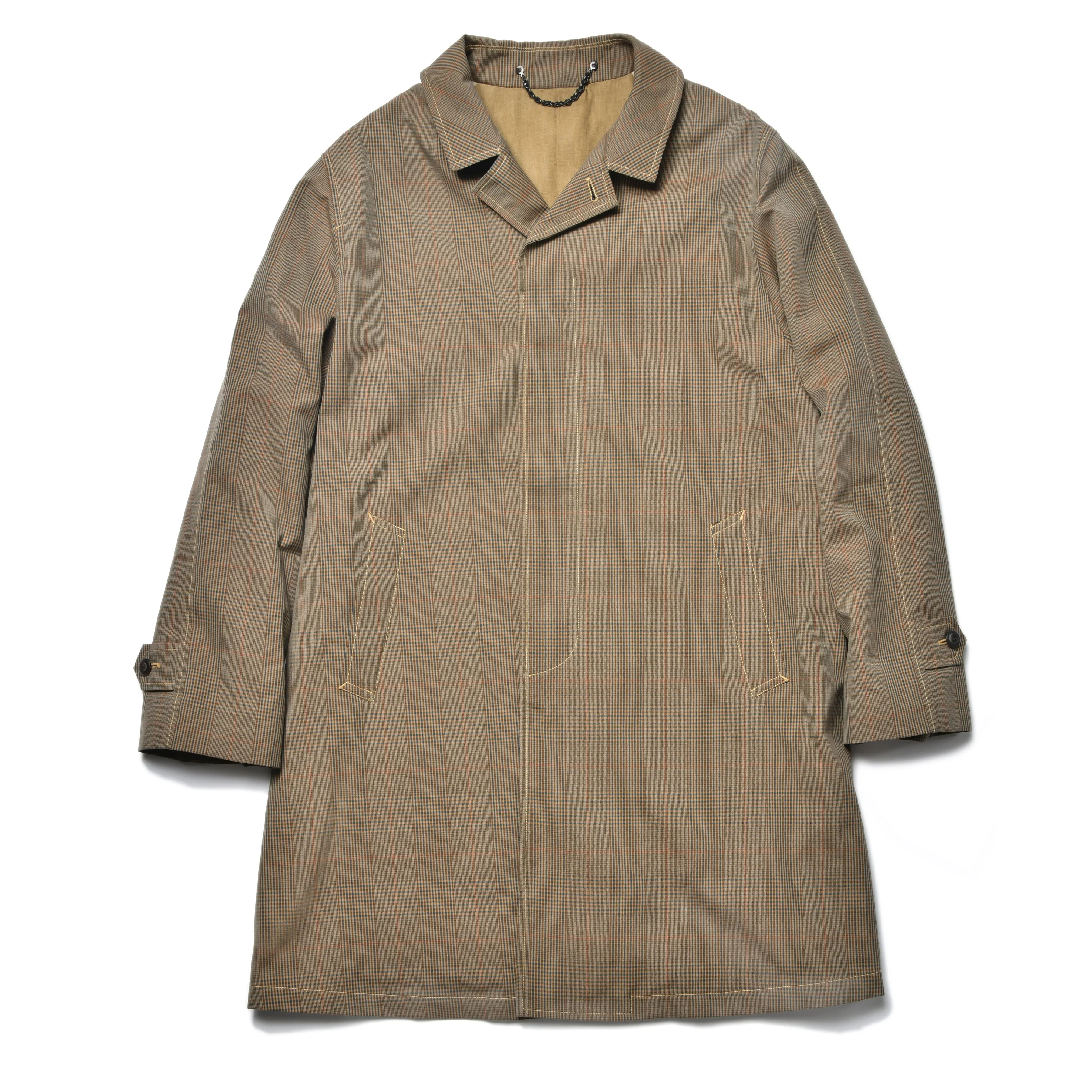 PLAID-CHECK RAIN WEATHER COAT sold by The Real McCoy's