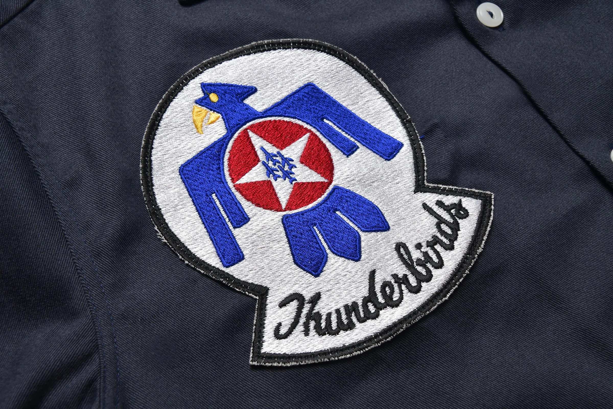 RAYON OPEN COLLAR SHIRT / THUNDERBIRDS sold by The Real McCoy's product image thumbnail 5