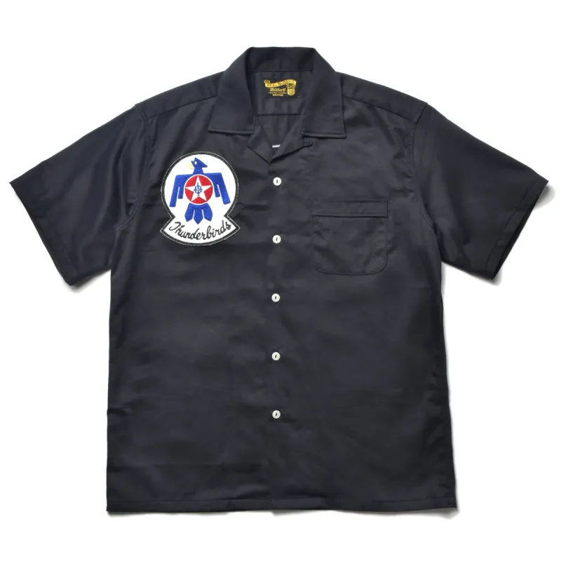 RAYON OPEN COLLAR SHIRT / THUNDERBIRDS made by The Real McCoy's