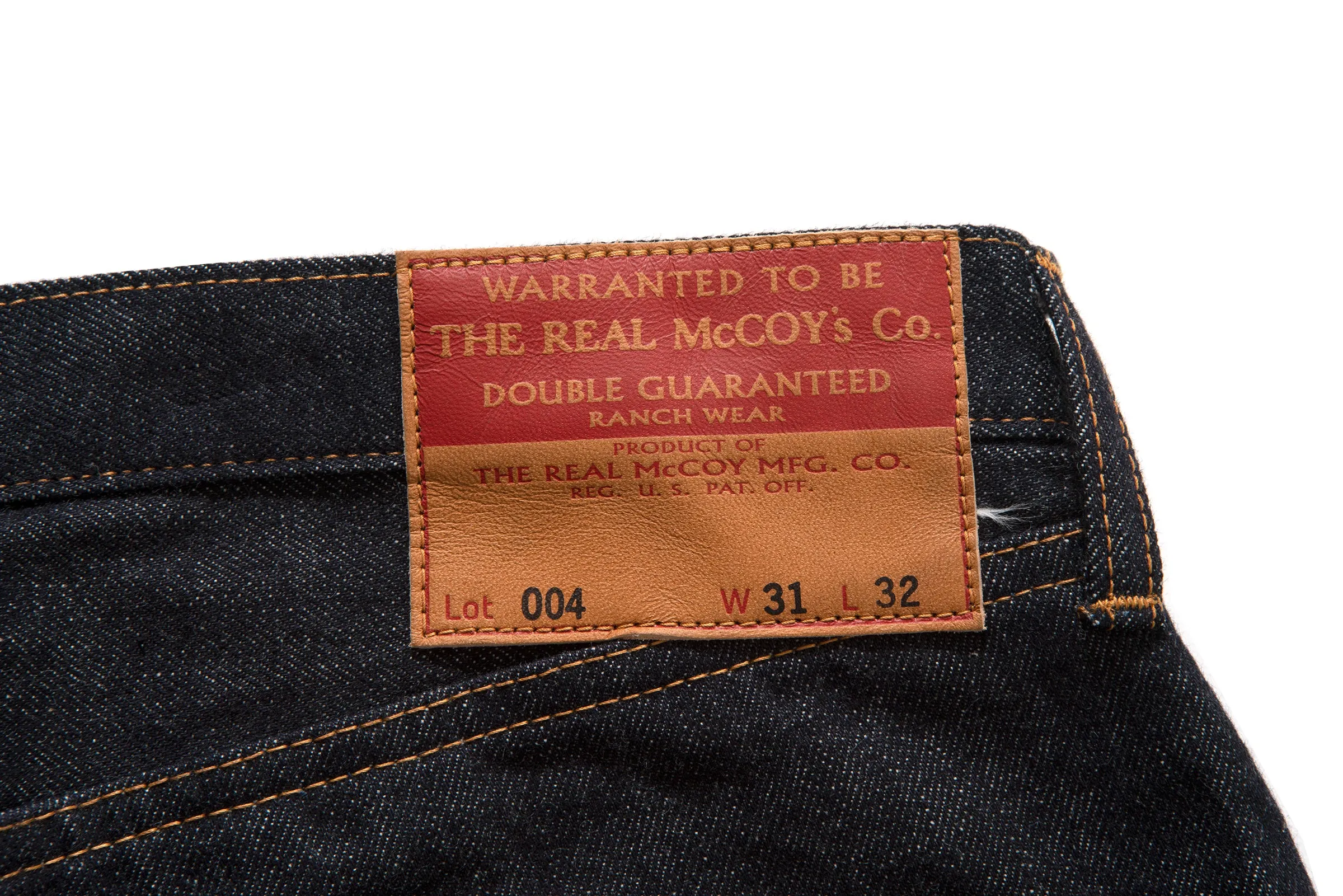 REAL McCOY'S LOT.004 DENIM sold by The Real McCoy's product image thumbnail 4