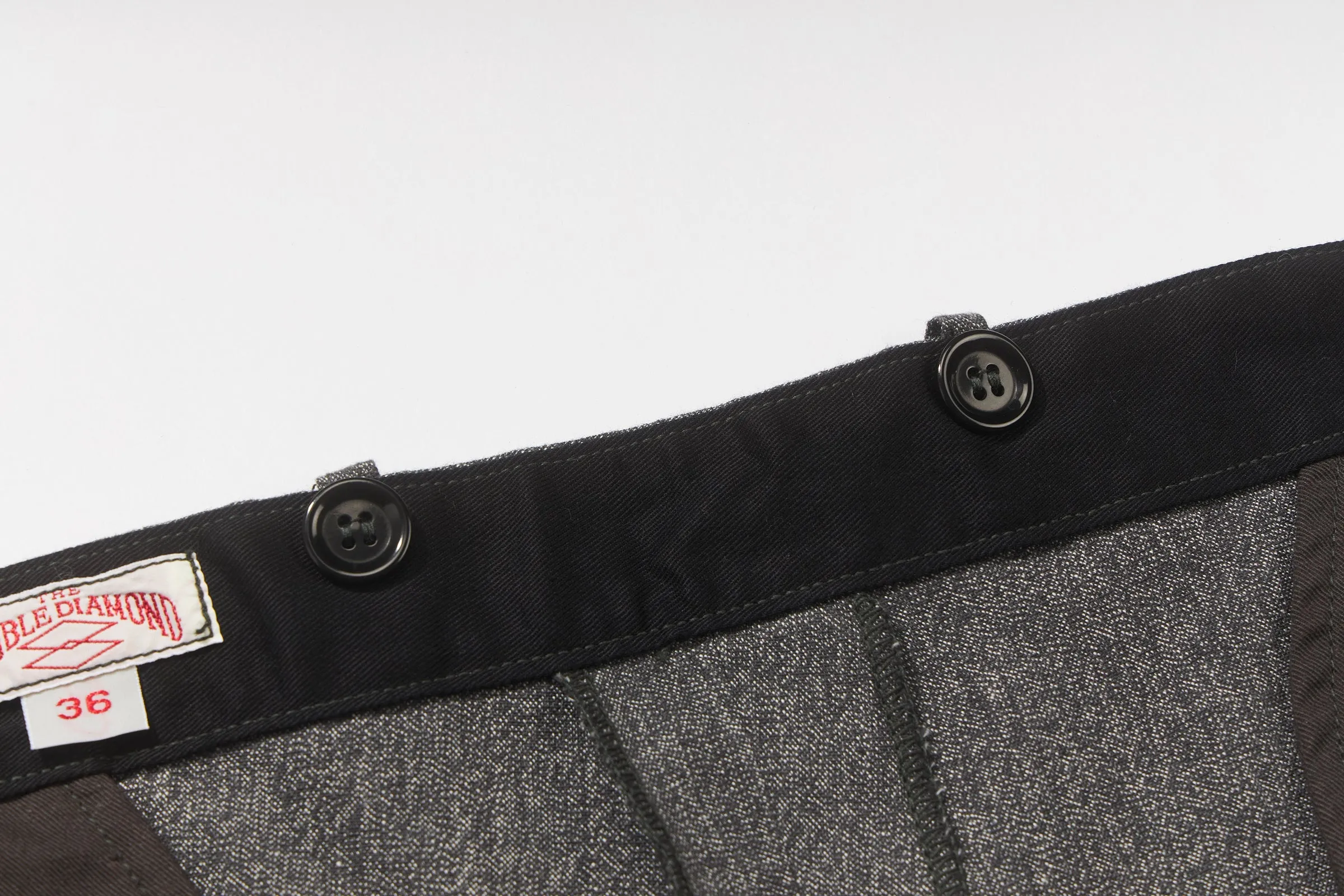 SALT AND PEPPER CHAMBRAY ATELIER TROUSERS sold by The Real McCoy's product image thumbnail 5