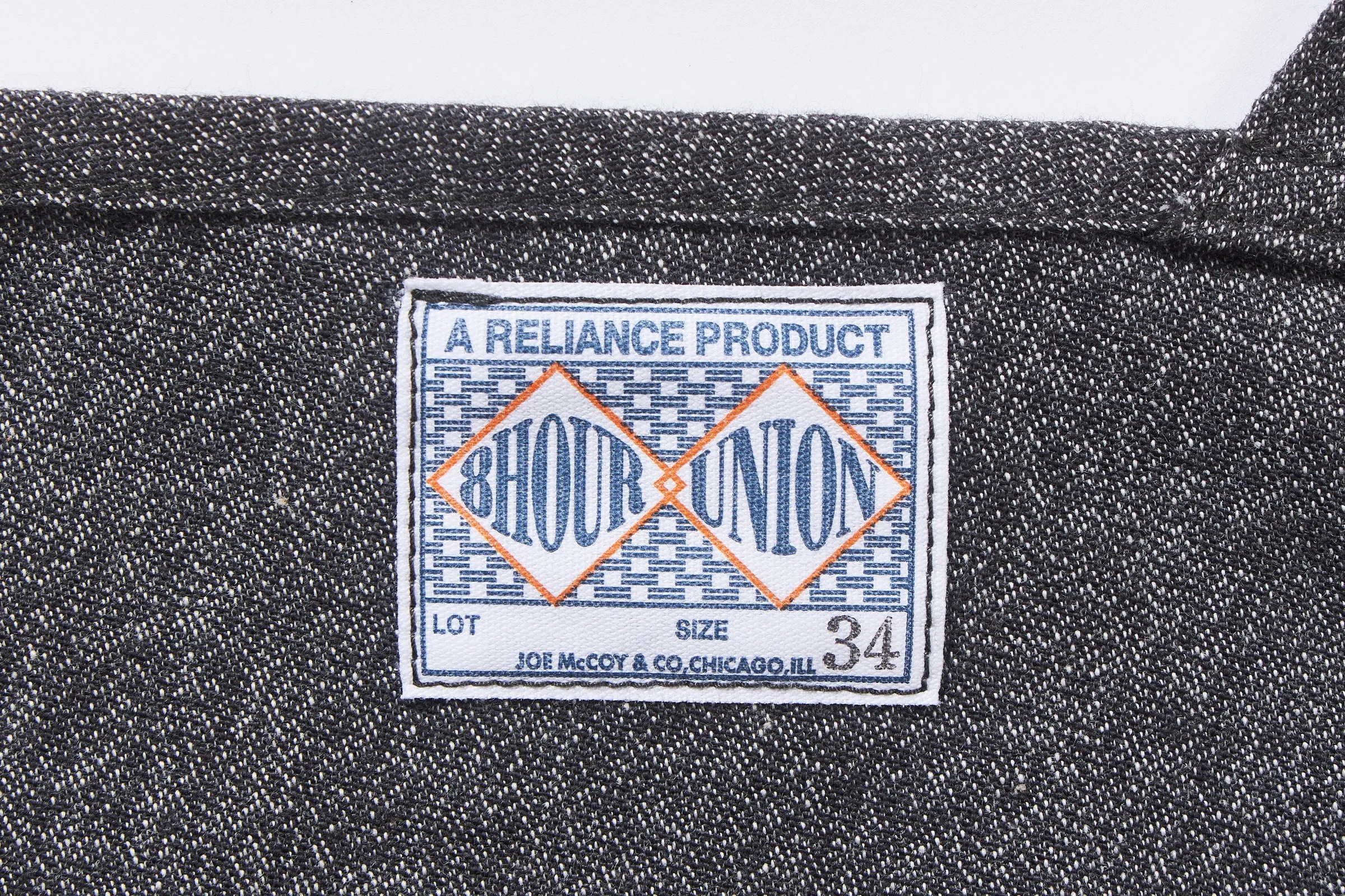 SALT AND PEPPER CHAMBRAY BIB OVERALL sold by The Real McCoy's product image thumbnail 4