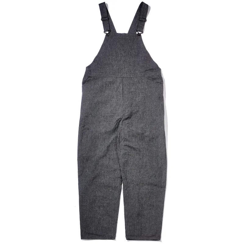 SALT AND PEPPER CHAMBRAY BIB OVERALL made by The Real McCoy's