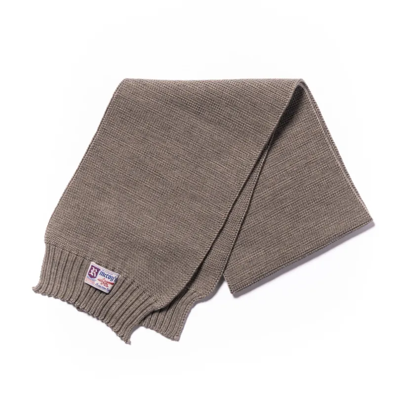 SCARF, WOOL-KNIT made by The Real McCoy's