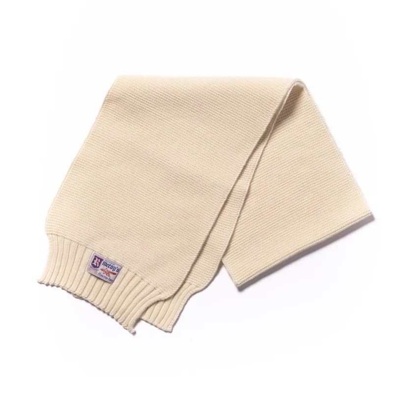 SCARF, WOOL-KNIT made by The Real McCoy's