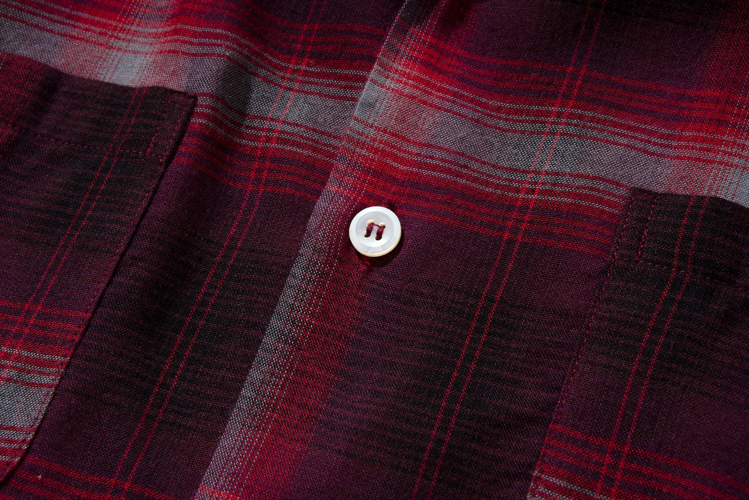 SHADOW CHECK RAYON SHIRT sold by The Real McCoy's product image thumbnail 3