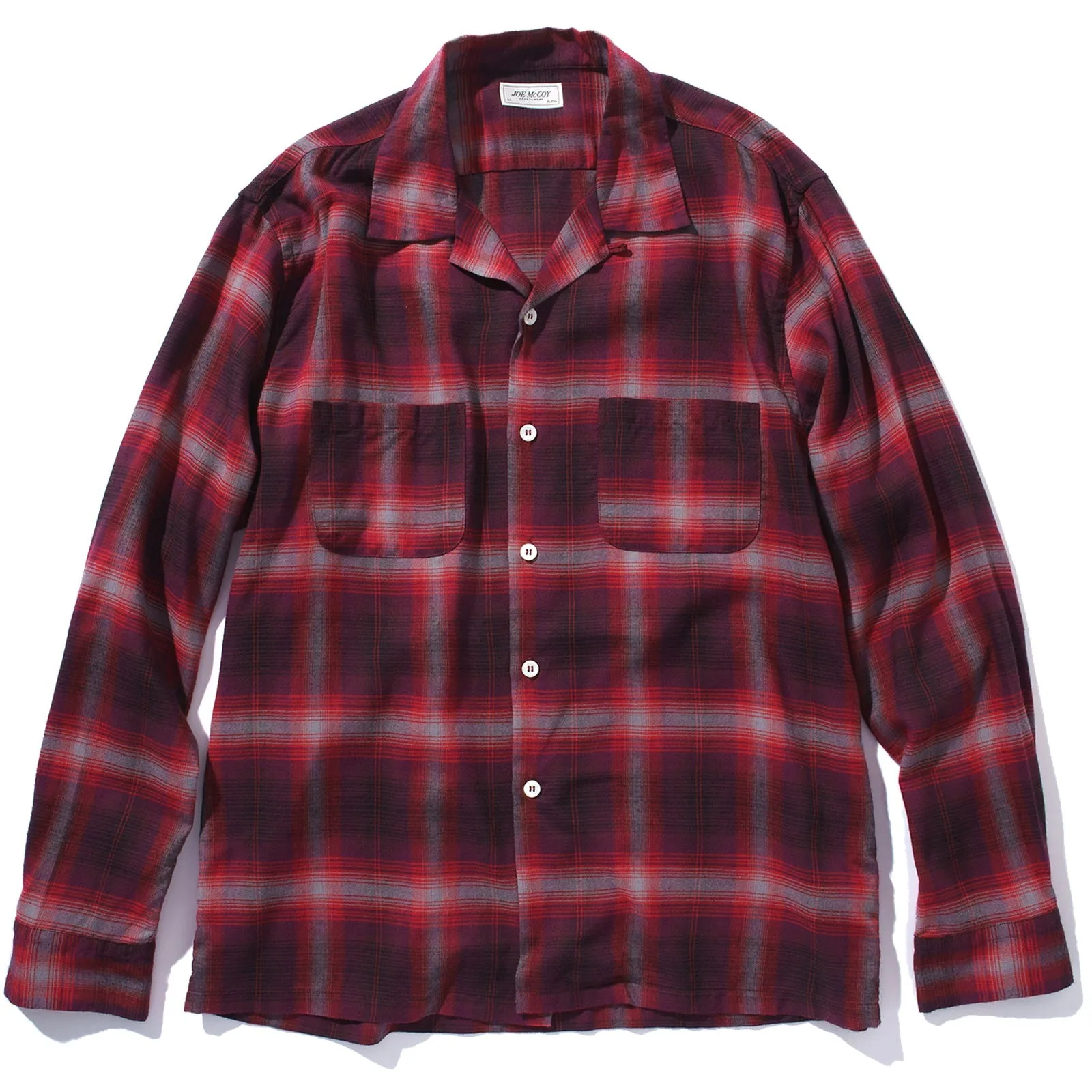 SHADOW CHECK RAYON SHIRT sold by The Real McCoy's