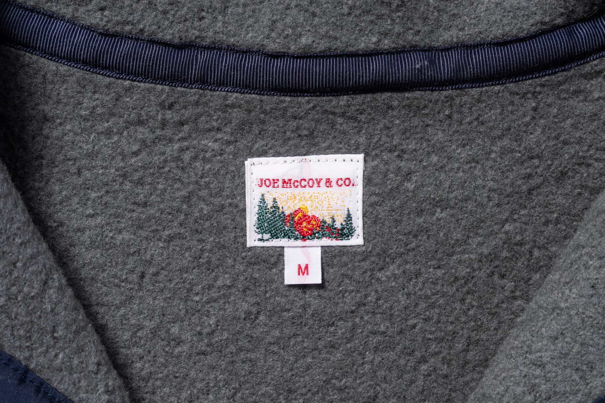 SNAP FRONT PULL-OVER FLEECE sold by The Real McCoy's product image thumbnail 4