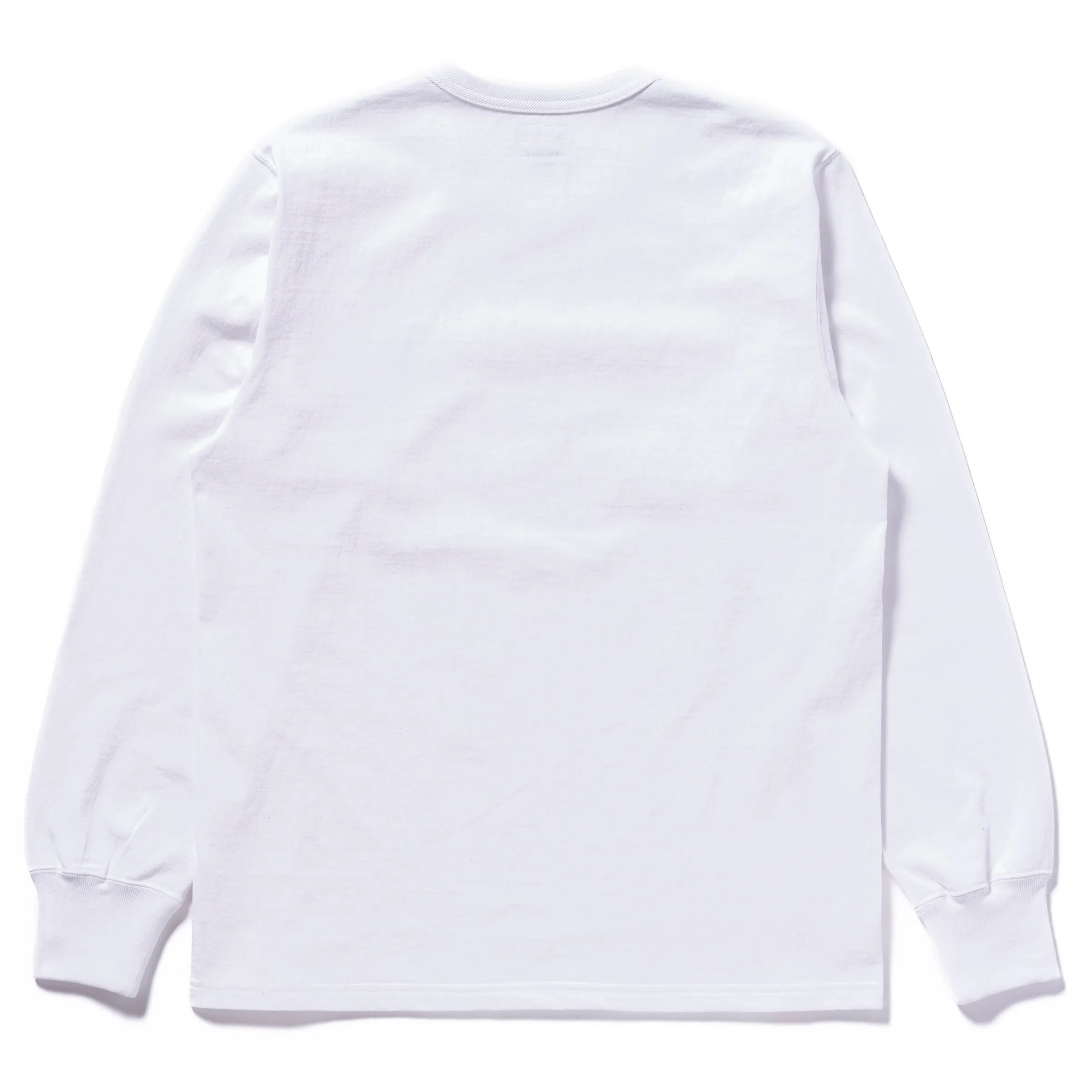 THE REAL McCOY'S LOGO TEE L/S ‘WHITE LOGO’ sold by The Real McCoy's product image thumbnail 3