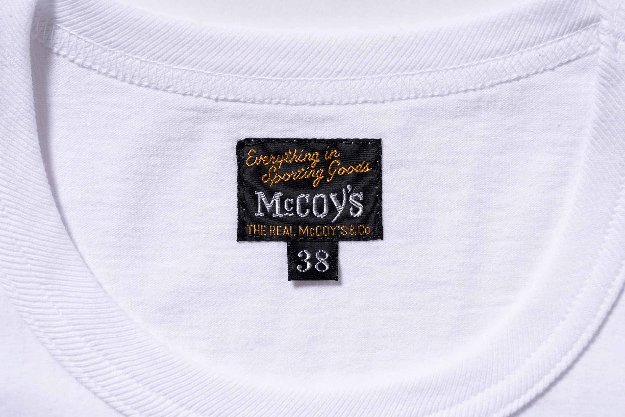 THE REAL McCOY'S LOGO TEE S/S sold by The Real McCoy's product image thumbnail 4