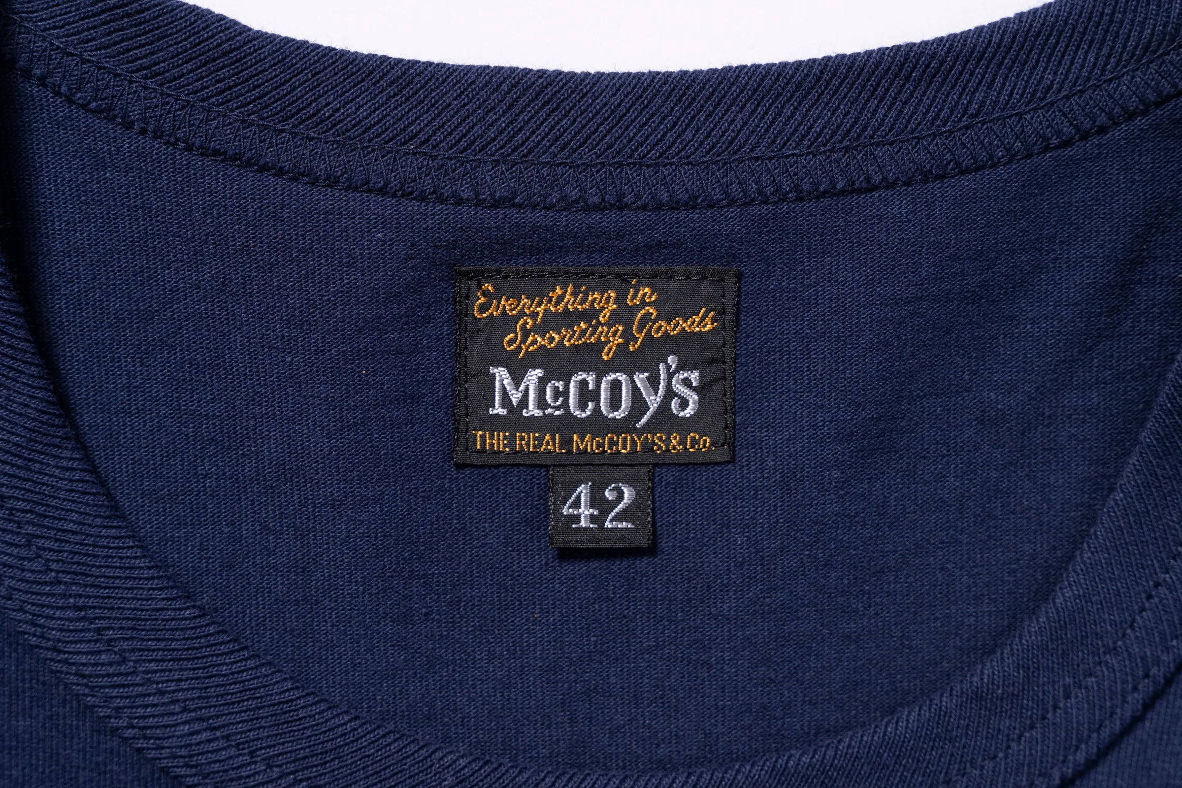 THE REAL McCOY'S LOGO TEE S/S ‘WHITE LOGO’ sold by The Real McCoy's product image thumbnail 4