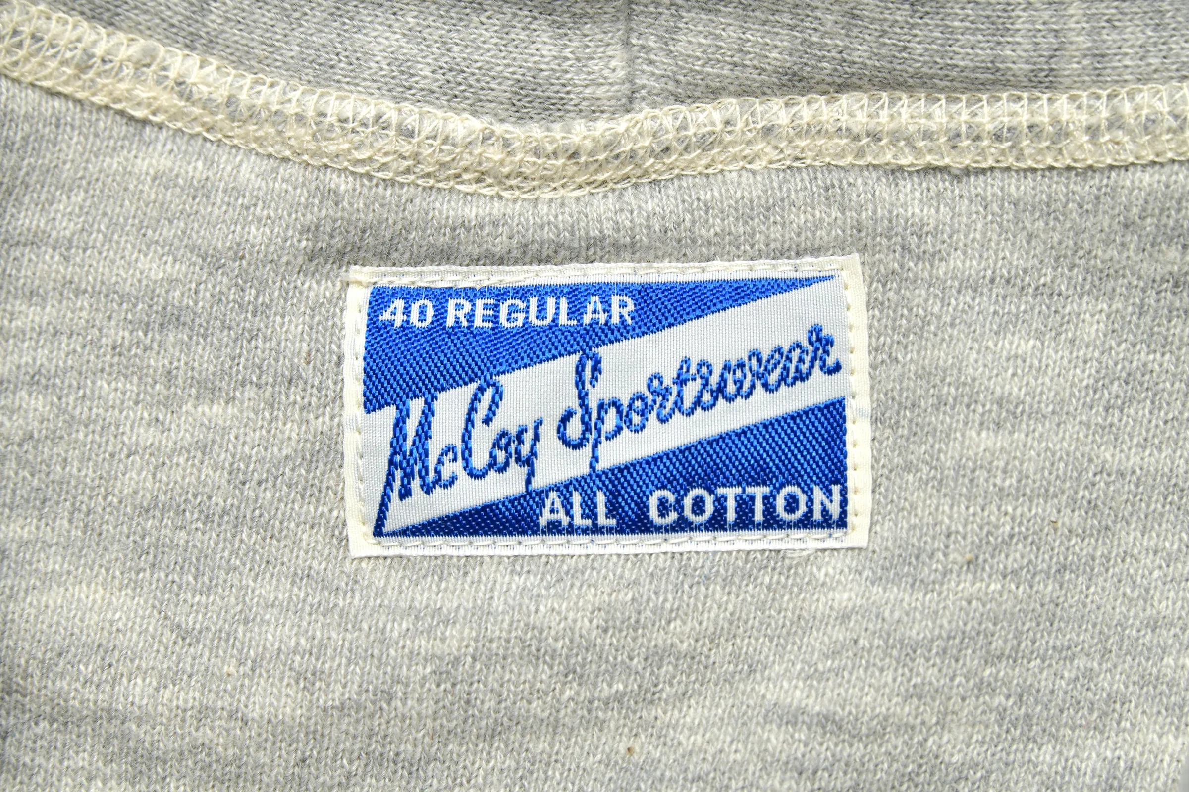 THERMAL SWEATSHIRT (TWO-TONE) sold by The Real McCoy's product image thumbnail 4