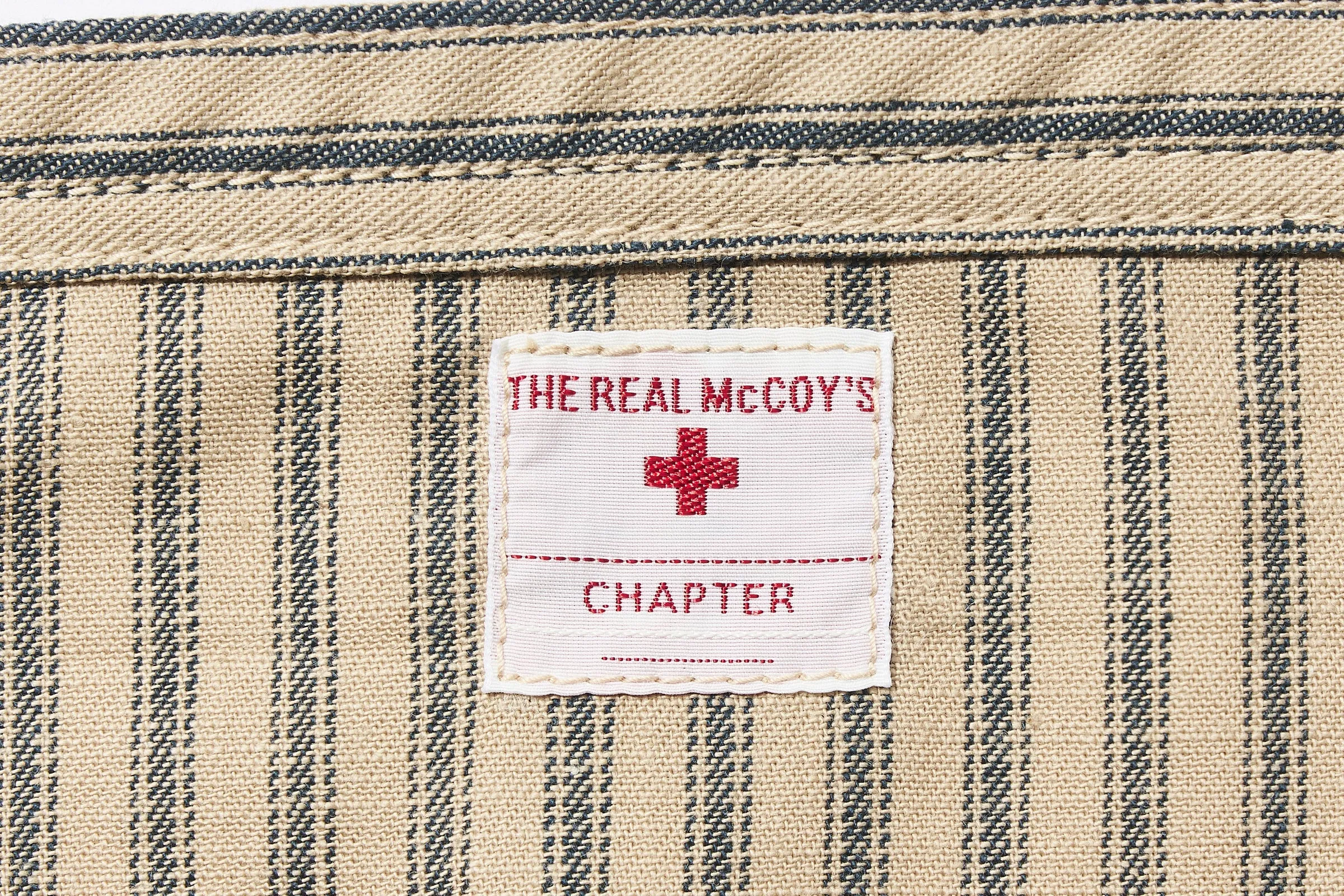 TICKING STRIPE APRON BAG sold by The Real McCoy's product image thumbnail 3