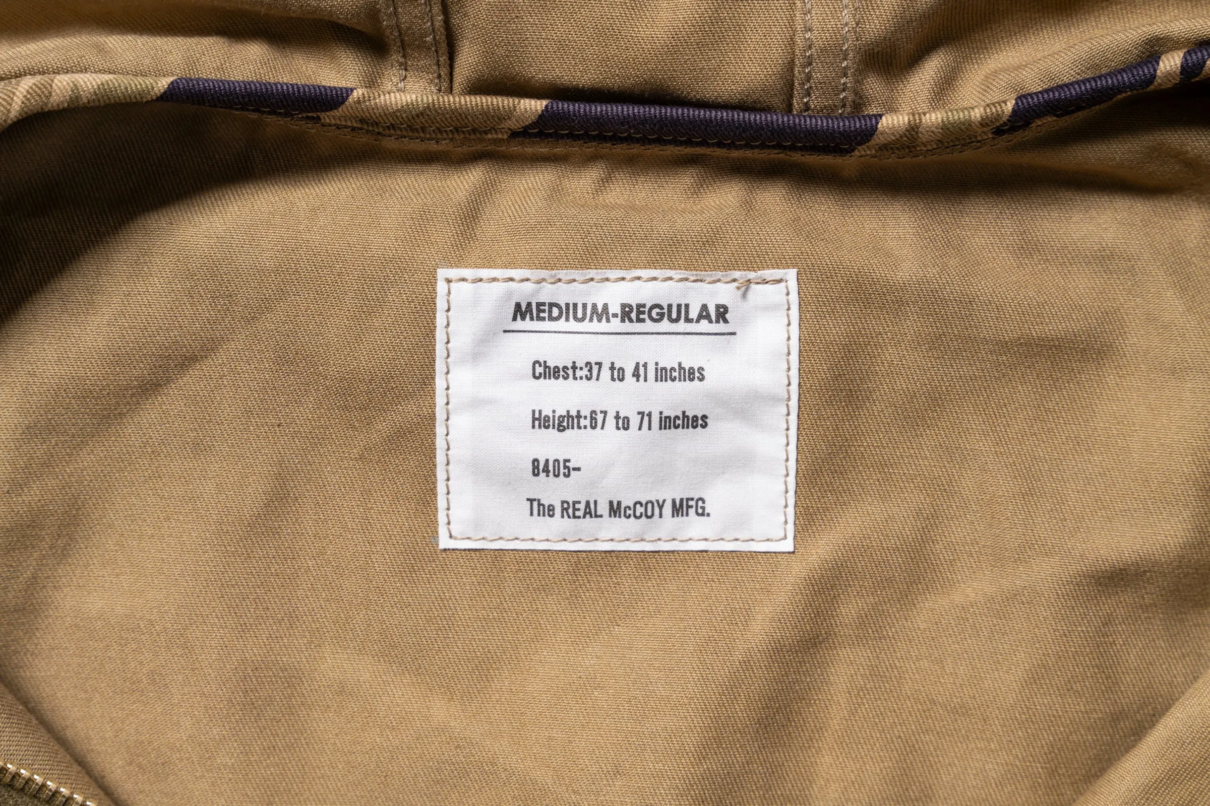 TIGER CAMOUFLAGE PARKA / ADVISOR sold by The Real McCoy's product image thumbnail 4