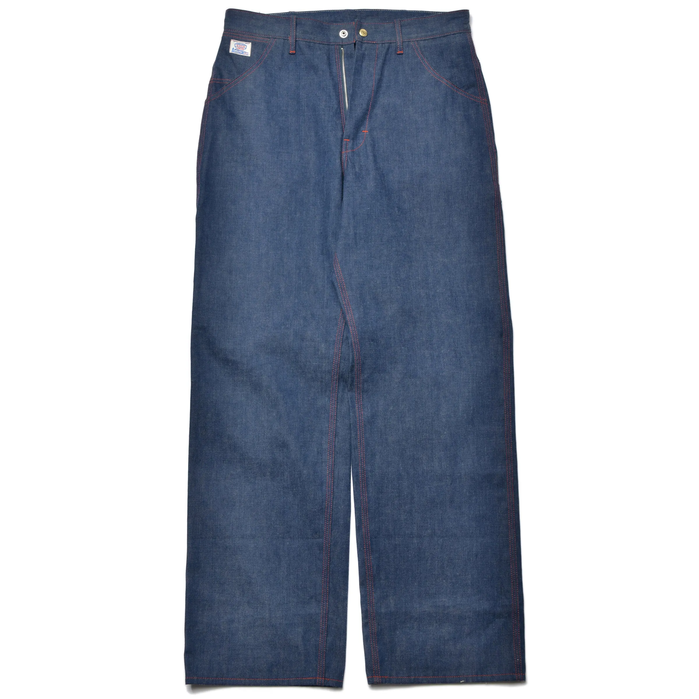 TRIPLE-STITCHED DENIM WORK TROUSERS sold by The Real McCoy's