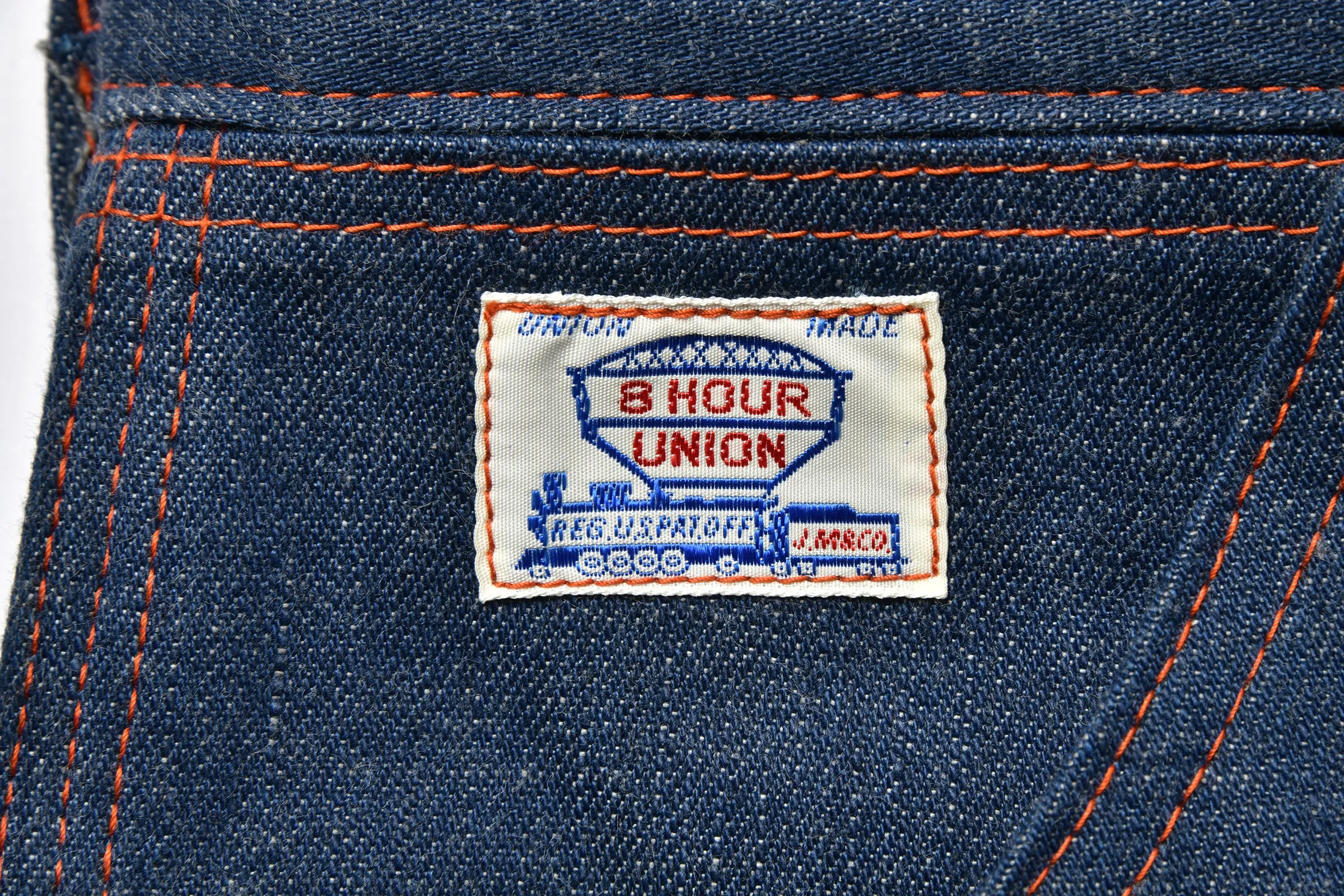 TRIPLE-STITCHED DENIM WORK TROUSERS sold by The Real McCoy's product image thumbnail 4