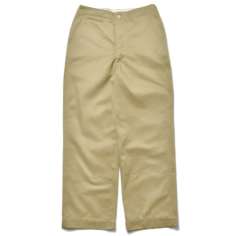 TROUSERS, COTTON, KHAKI, 1941 made by The Real McCoy's