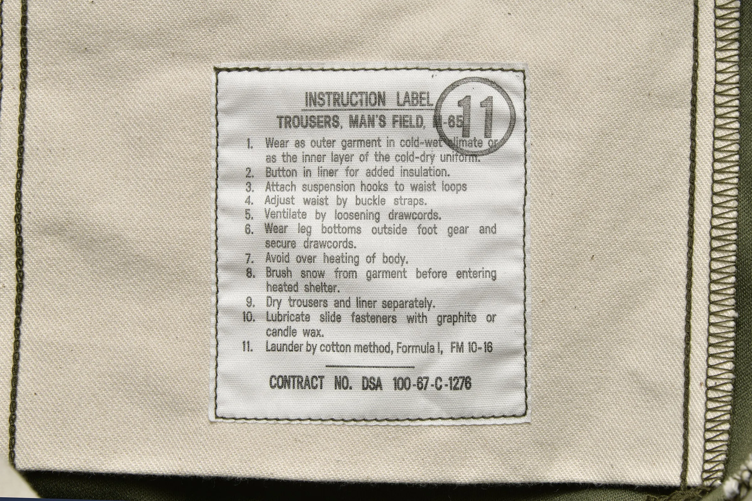 TROUSERS, MEN'S, FIELD, M-65 sold by The Real McCoy's product image thumbnail 5