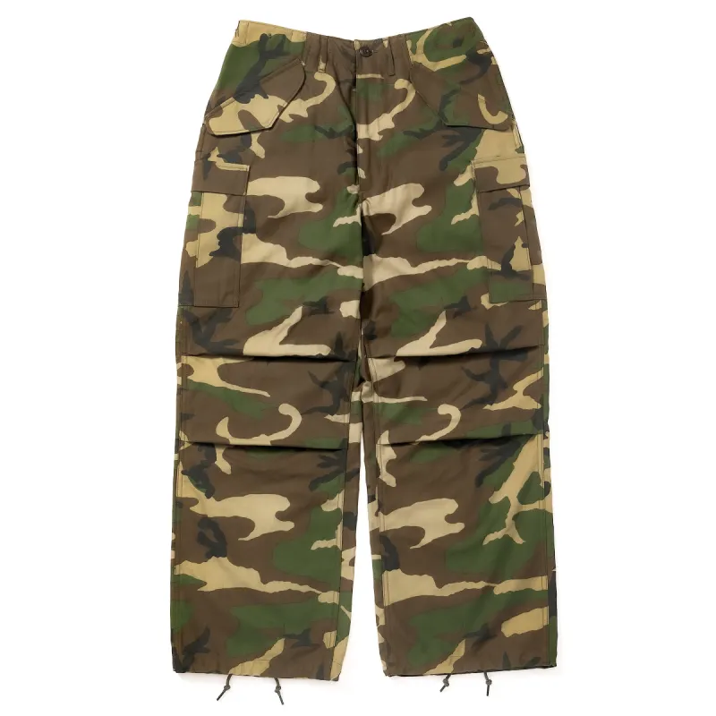 TROUSERS, MEN'S, FIELD, M-65 / WOODLAND PATTERN sold by The Real McCoy's