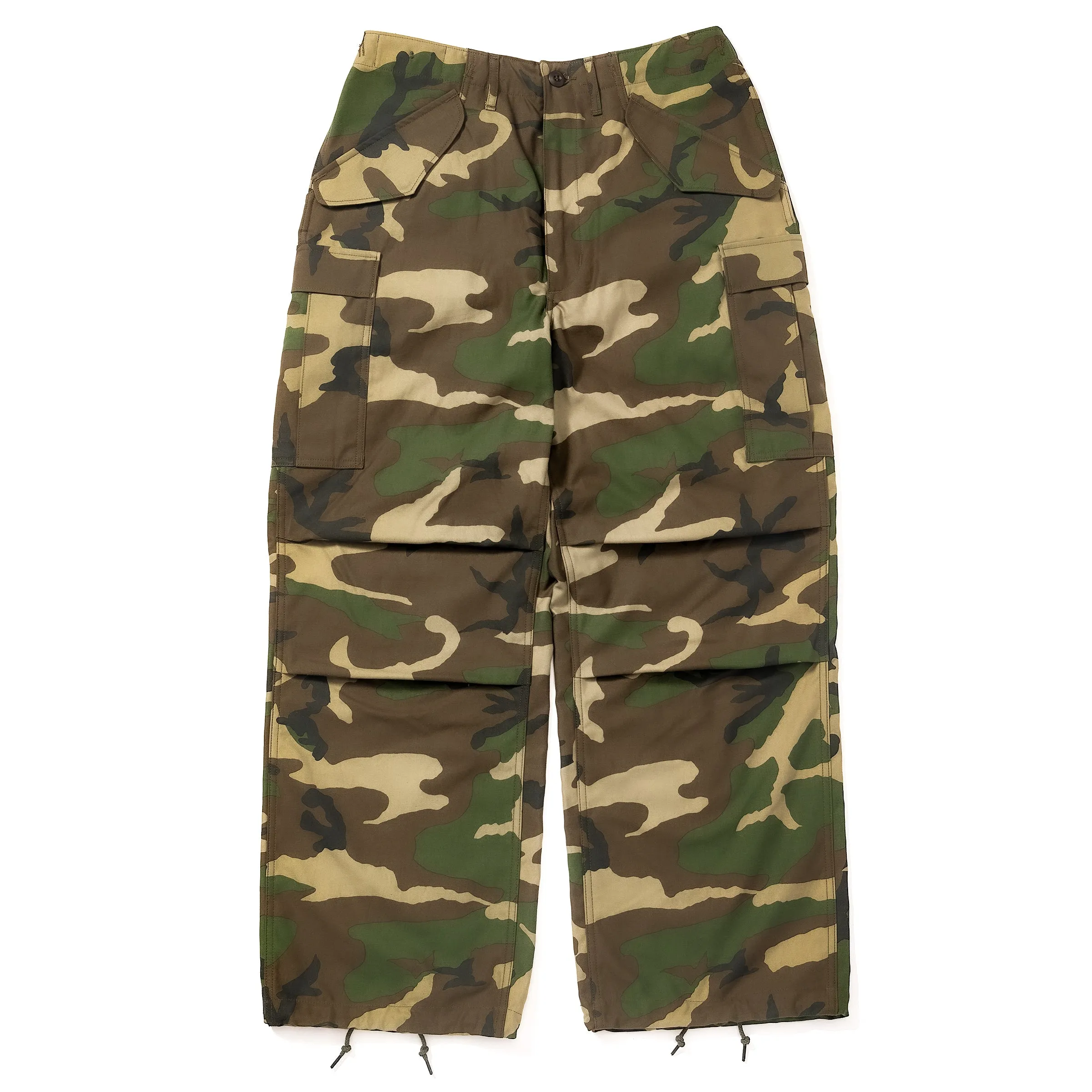 TROUSERS, MEN'S, FIELD, M-65 / WOODLAND PATTERN sold by The Real McCoy's